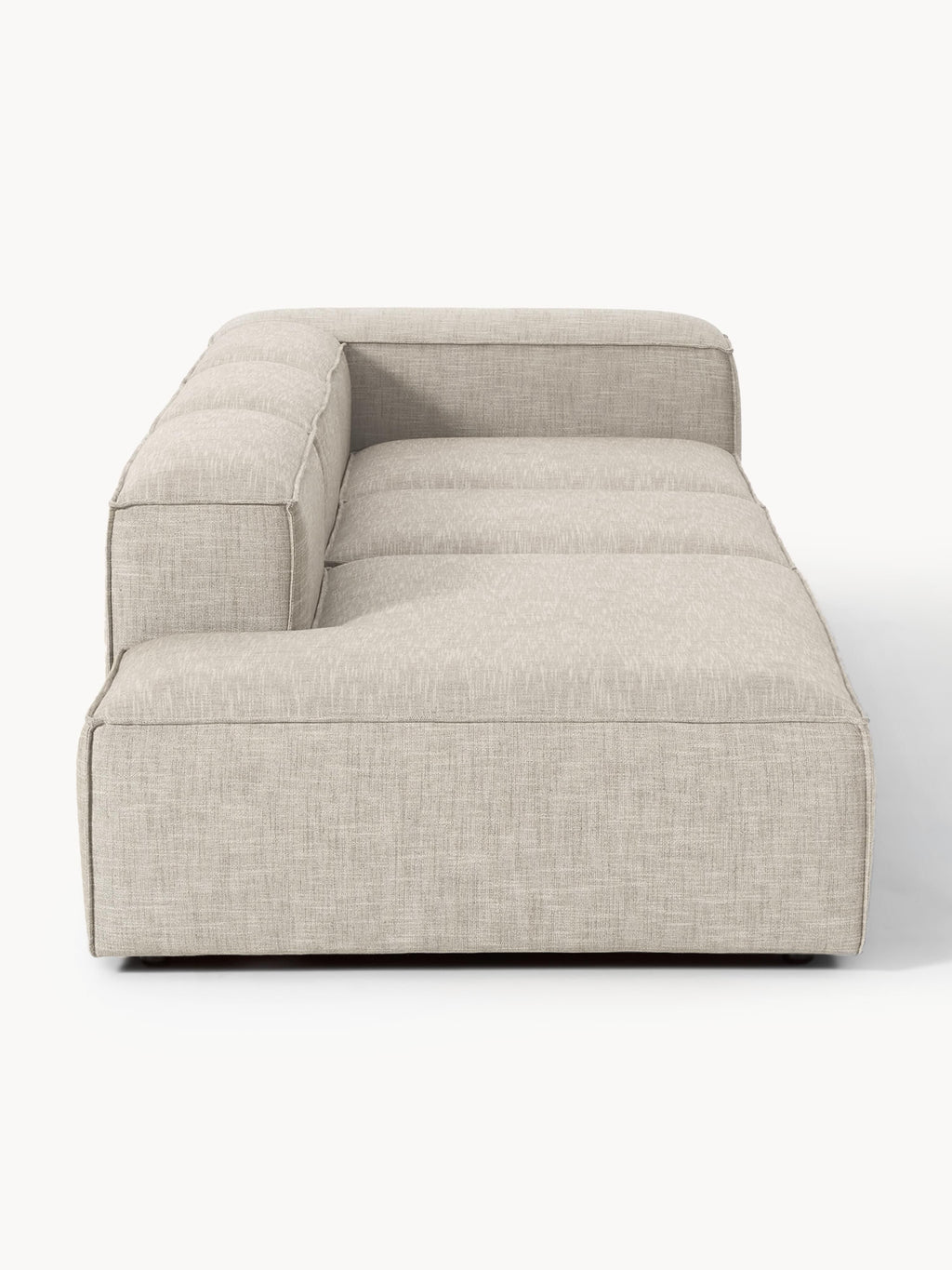 Lennon XL Linen Blend Modular Ottoman