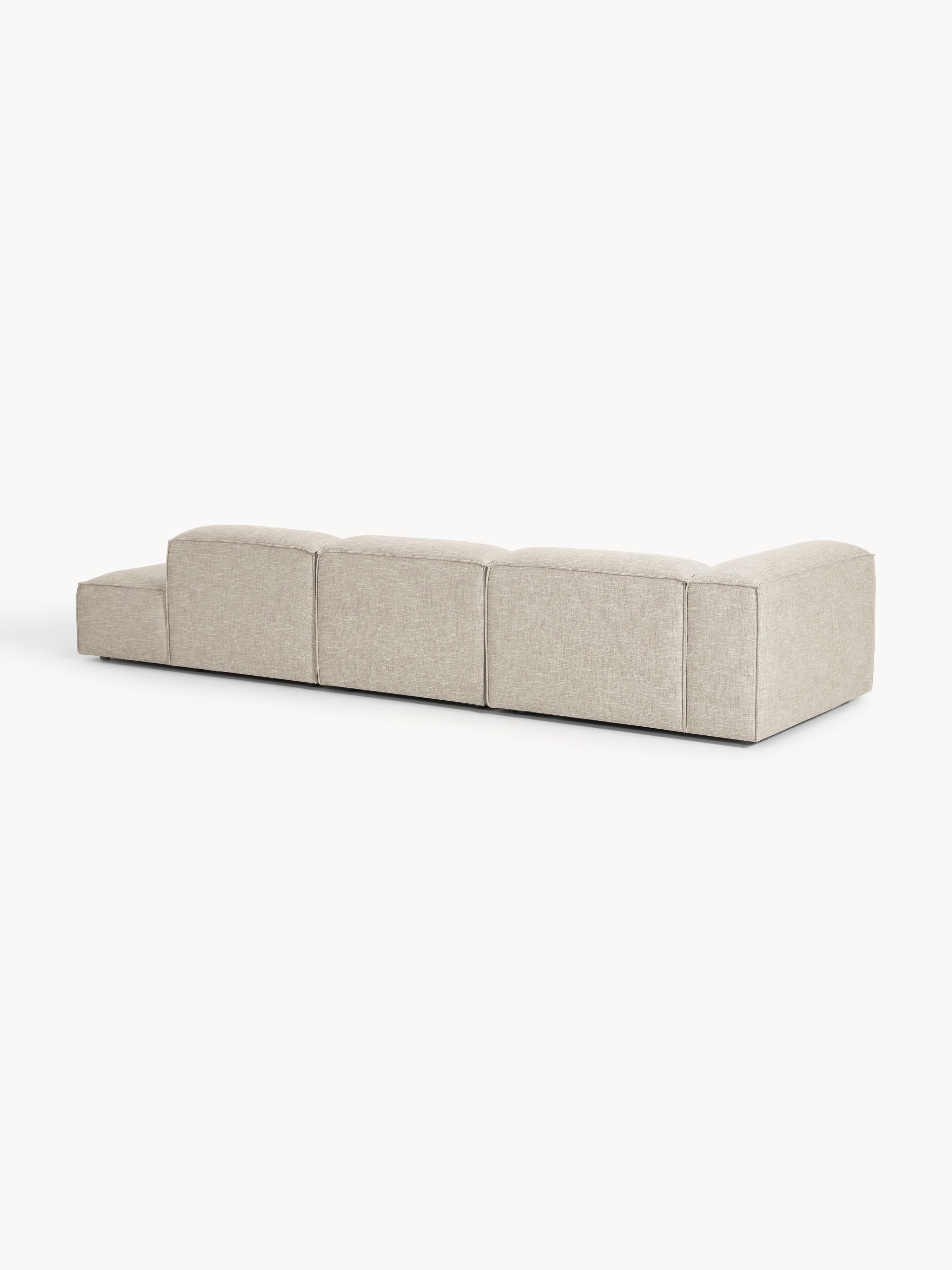 Lennon XL Linen Blend Modular Ottoman