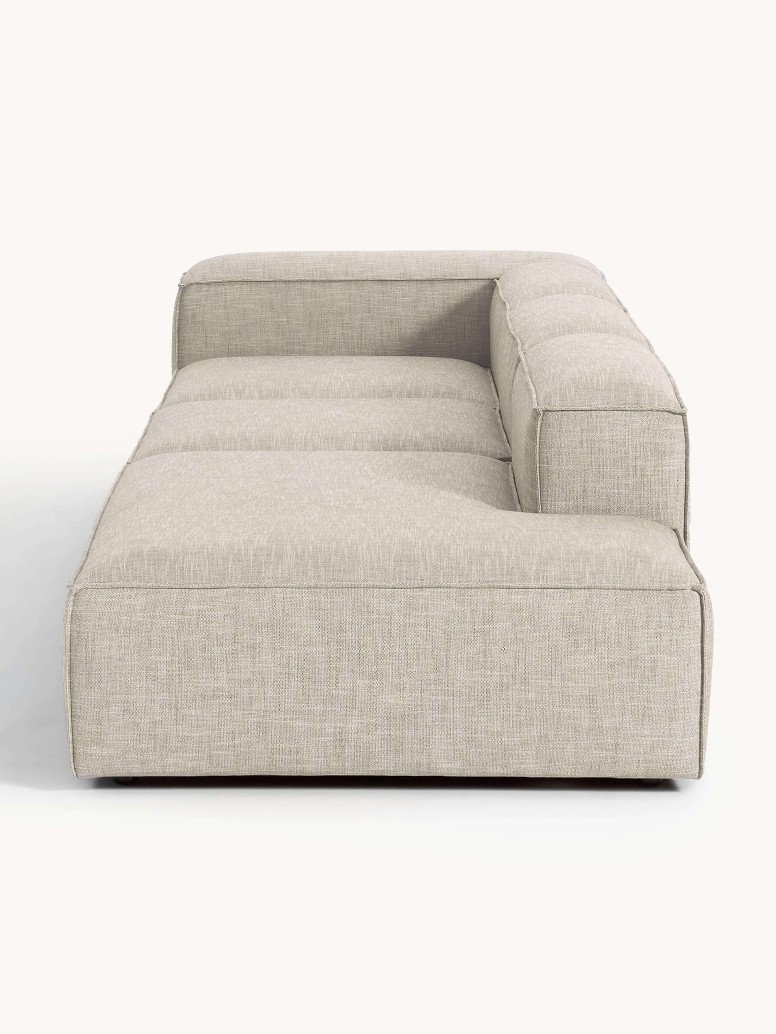 Lennon XL Linen Blend Modular Ottoman