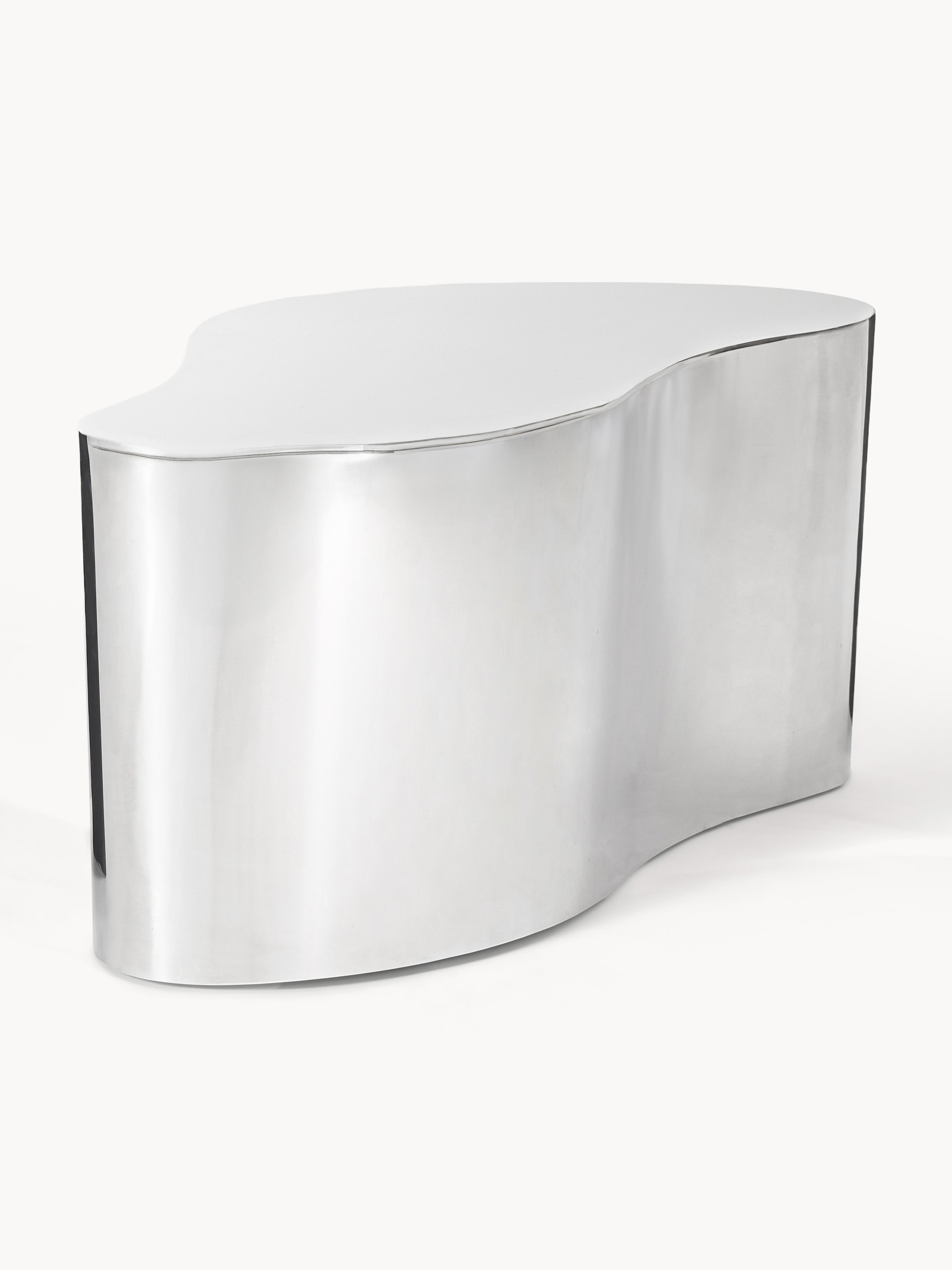 Dale Metal Coffee Tables in Organic Shape, Set of 2