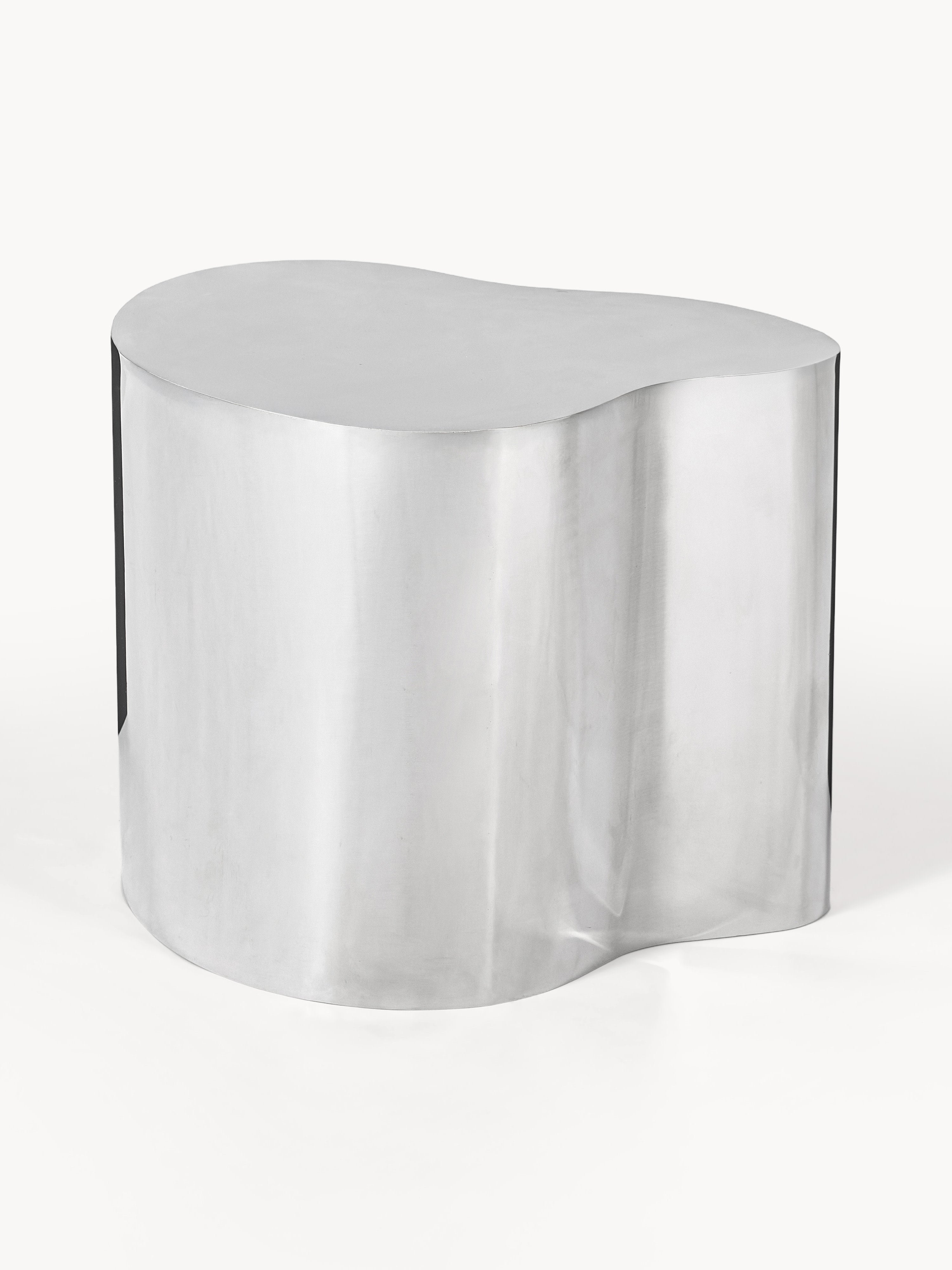 Dale Metal Coffee Tables in Organic Shape, Set of 2