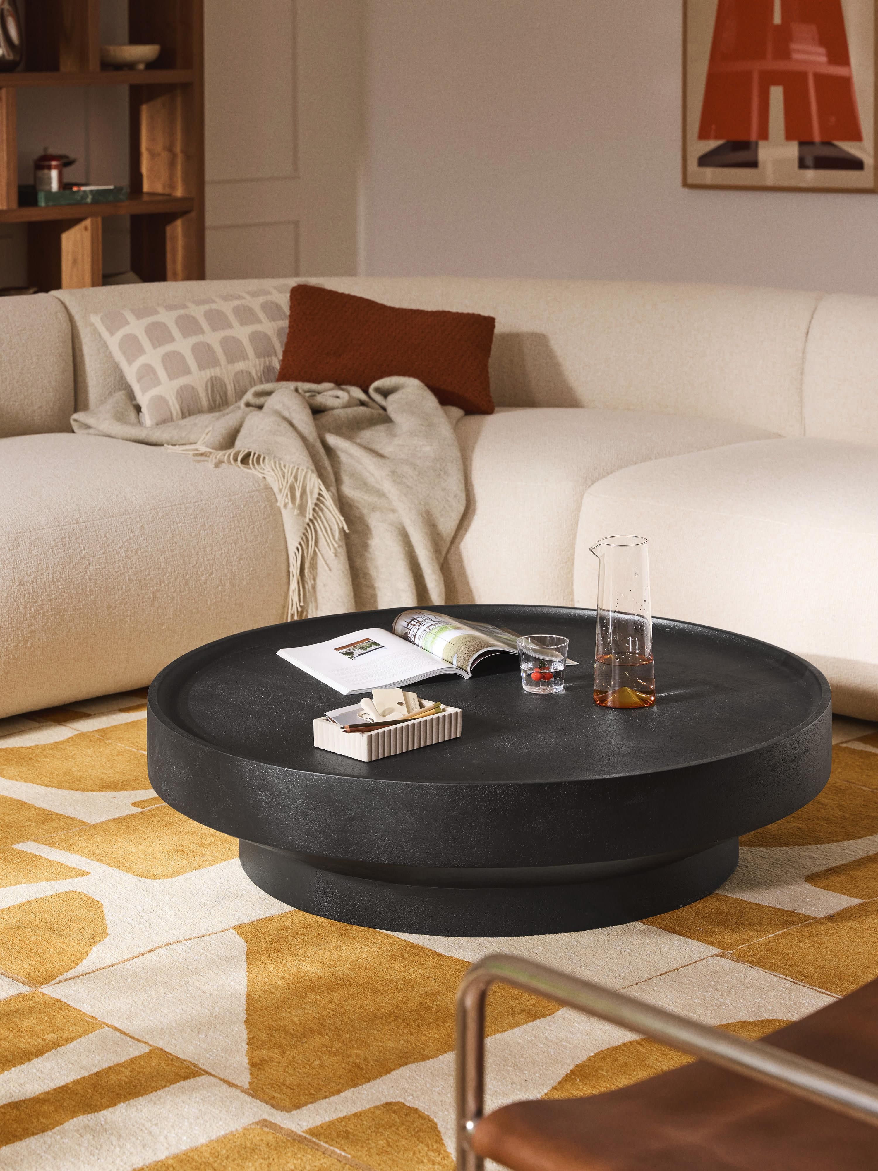 Benno Round XL Mango Wood Coffee Table