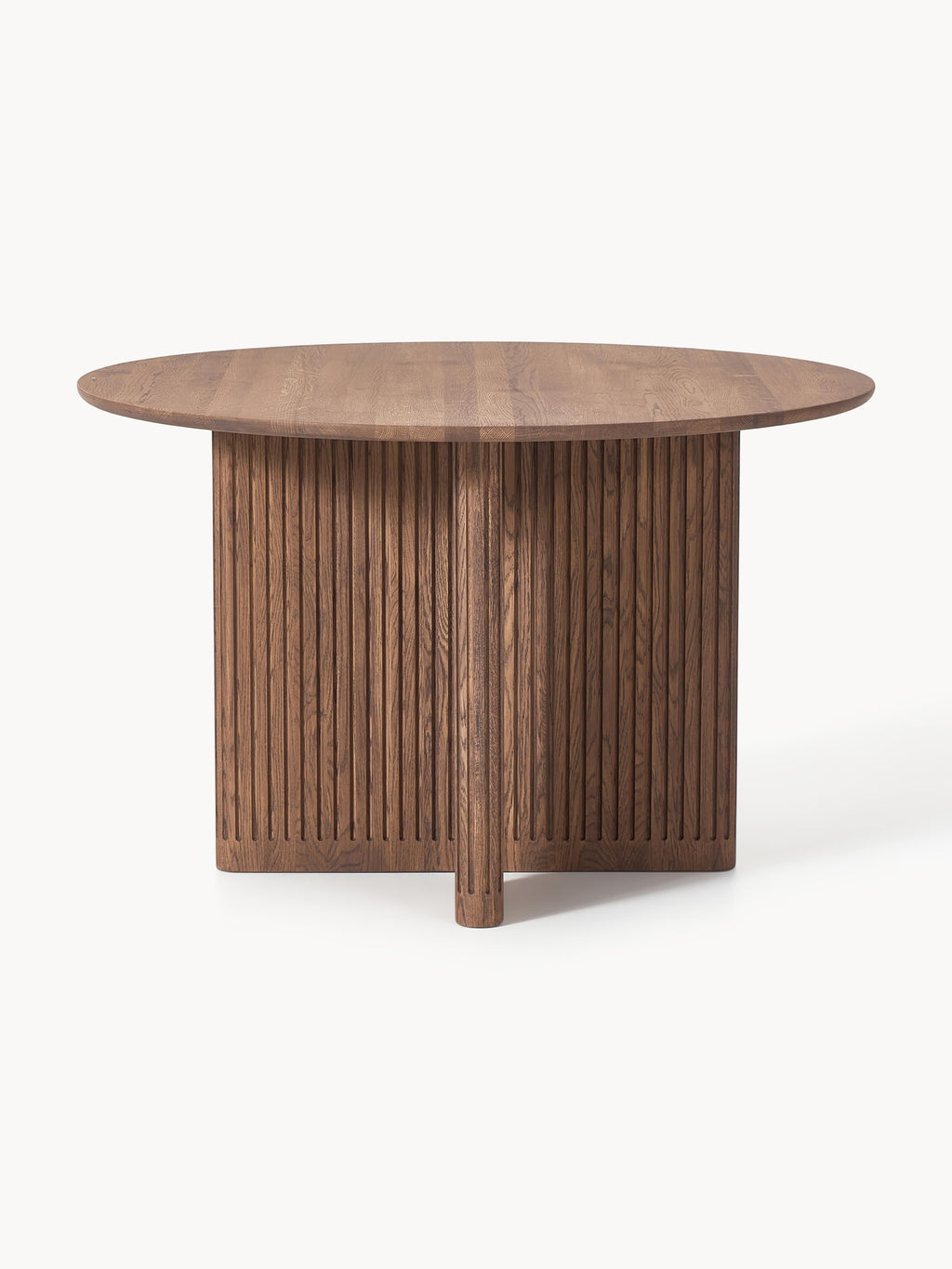Jolka Round Oak Wood Dining Table, Ø 120 cm