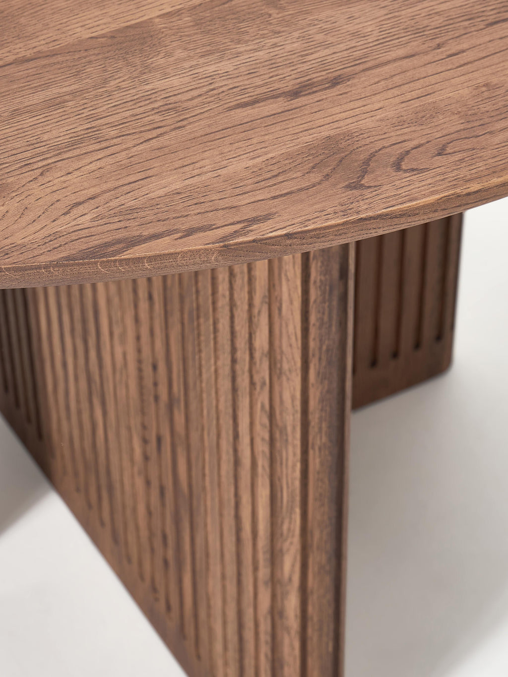 Jolka Round Oak Wood Dining Table, Ø 120 cm