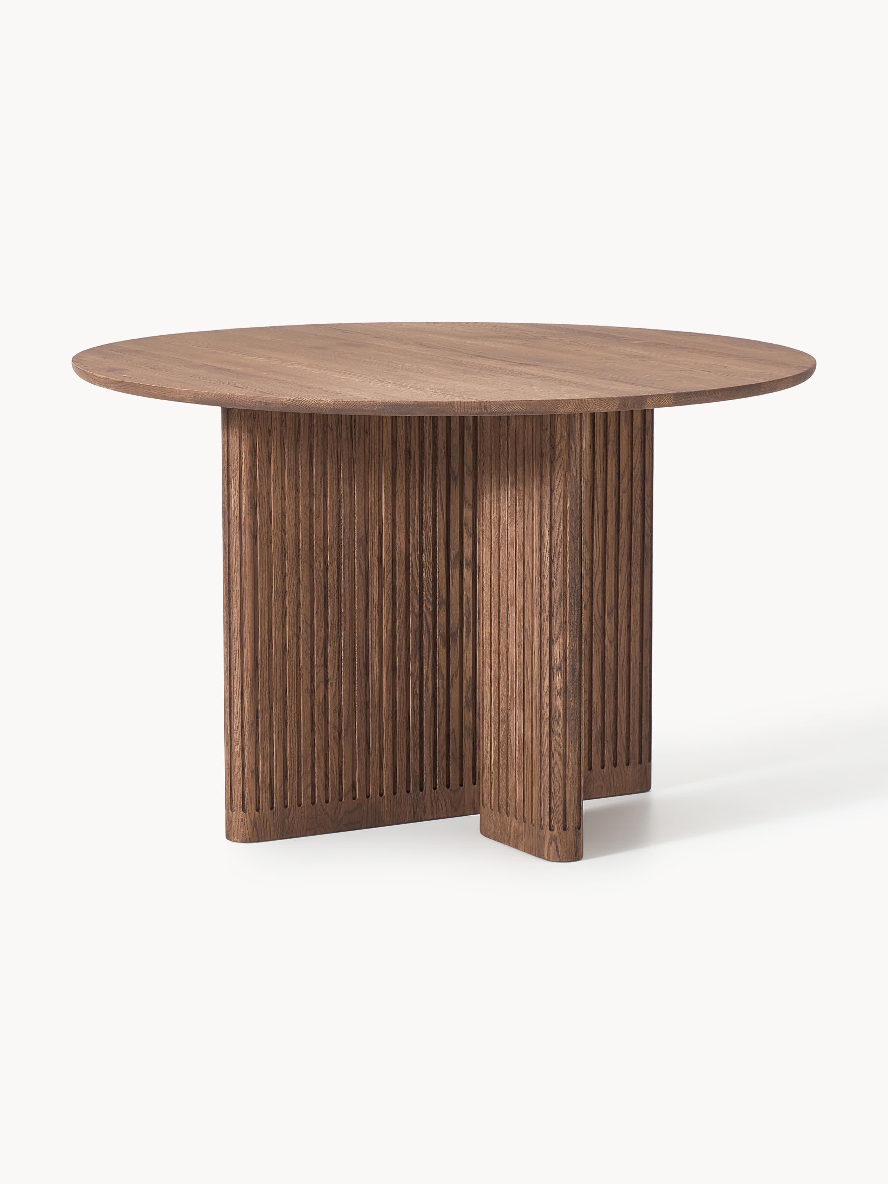 Gallery image 1 - Round Oak Wood Dining Table Jolka, Ø 120 cm