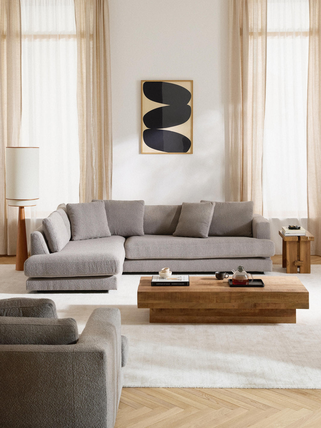 Tribeca Bouclé Corner Sofa