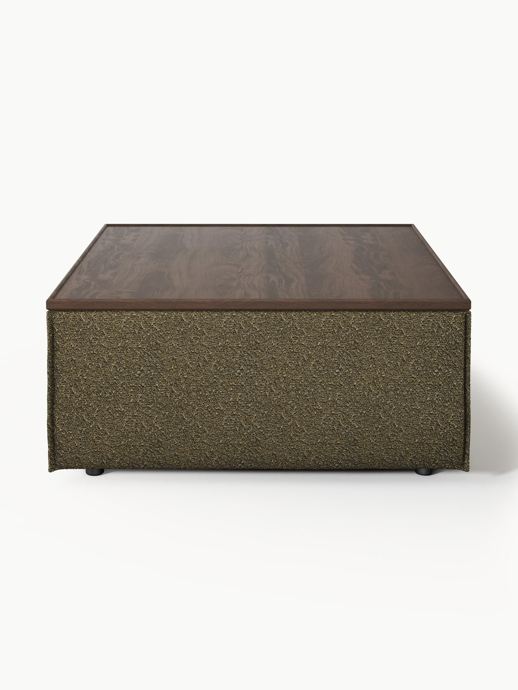 Lennon Bouclé Ottoman with Storage