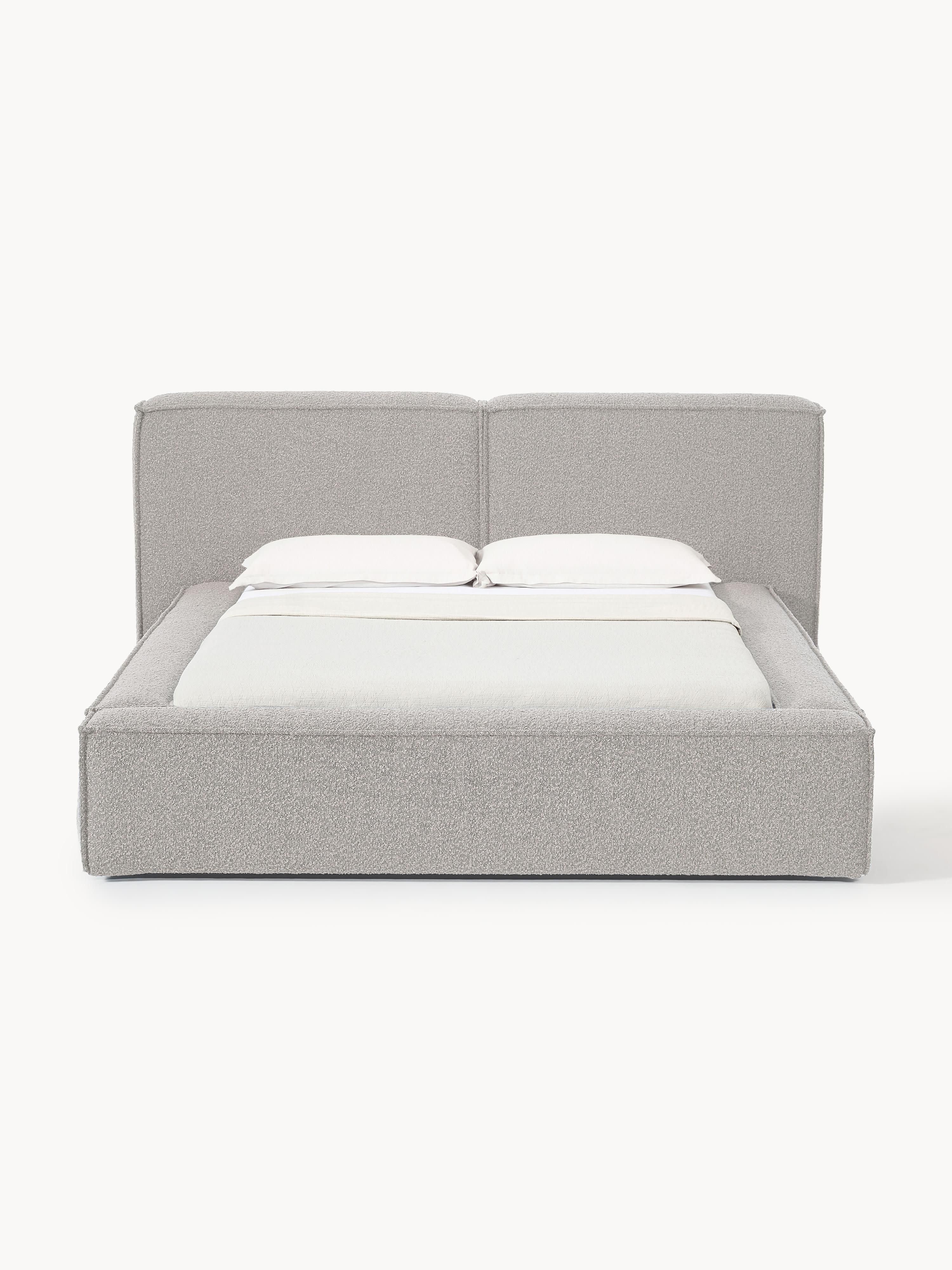 Lennon Upholstered Bouclé Bed