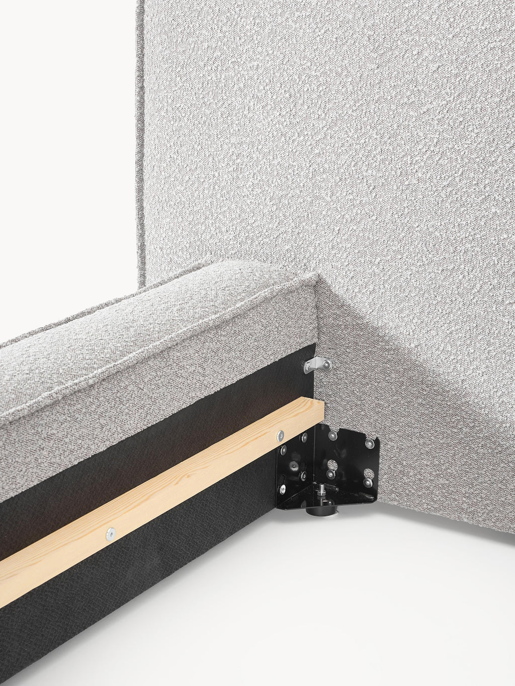 Lennon Upholstered Bouclé Bed