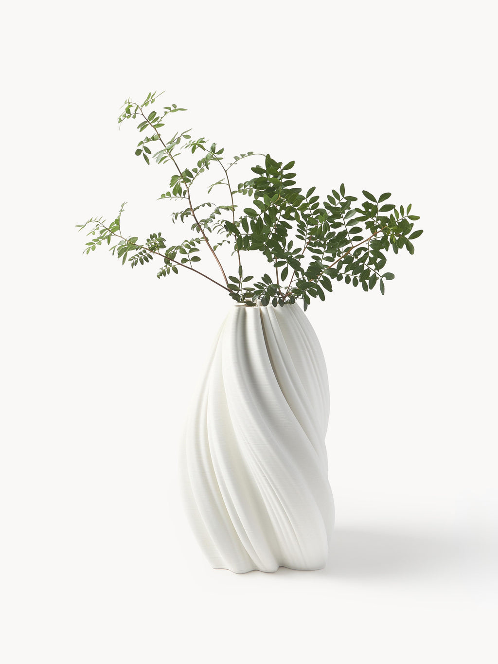 Melody 3D Printed Porcelain Vase, H 42 cm