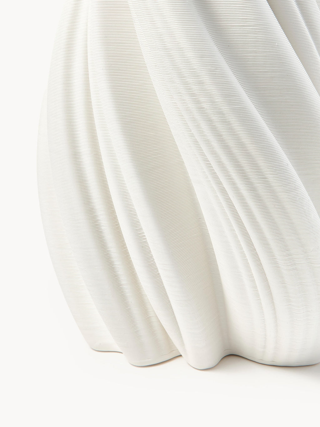 Melody 3D Printed Porcelain Vase, H 42 cm