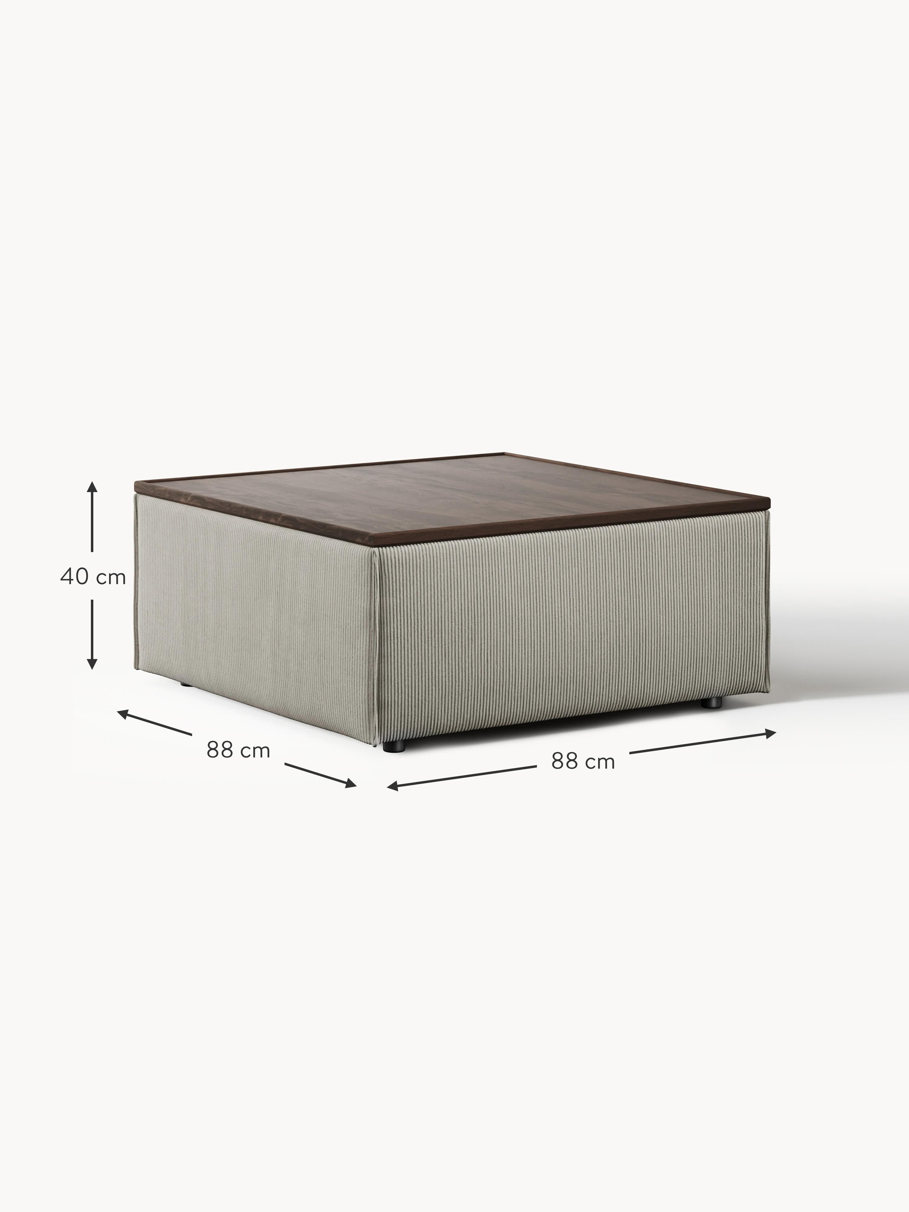Lennon Corduroy Ottoman with Storage