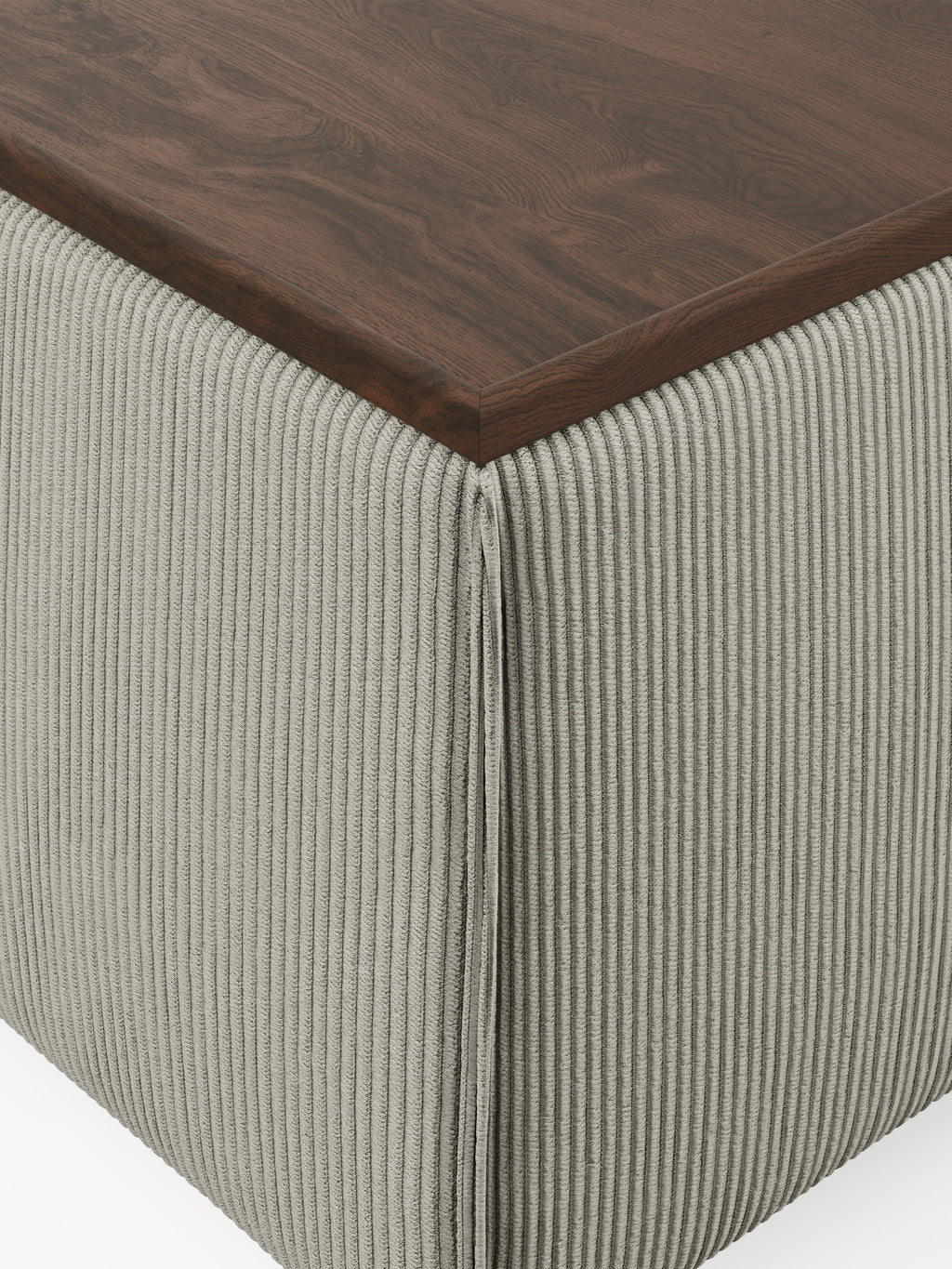 Lennon Corduroy Ottoman with Storage