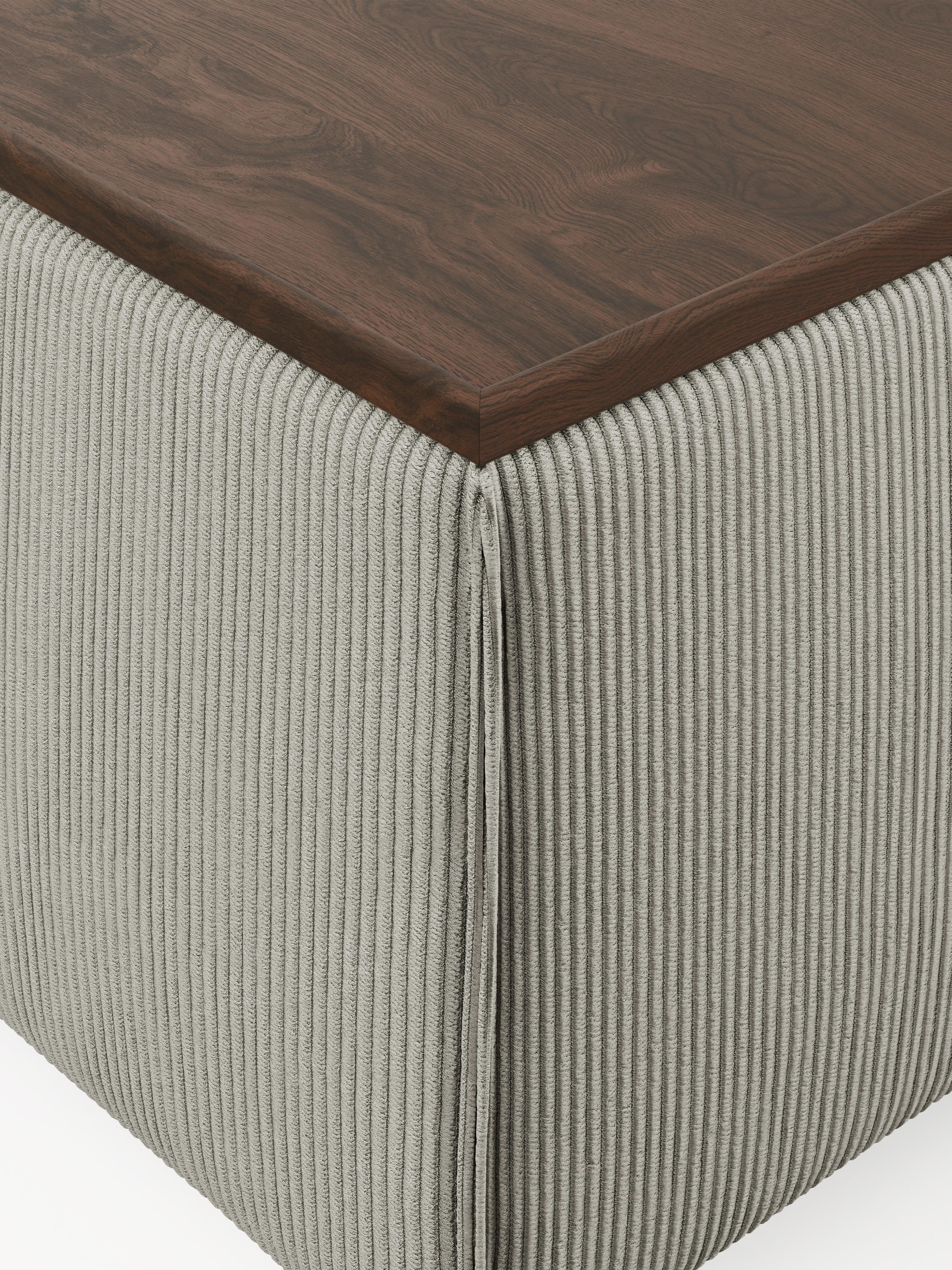 Lennon Corduroy Ottoman with Storage