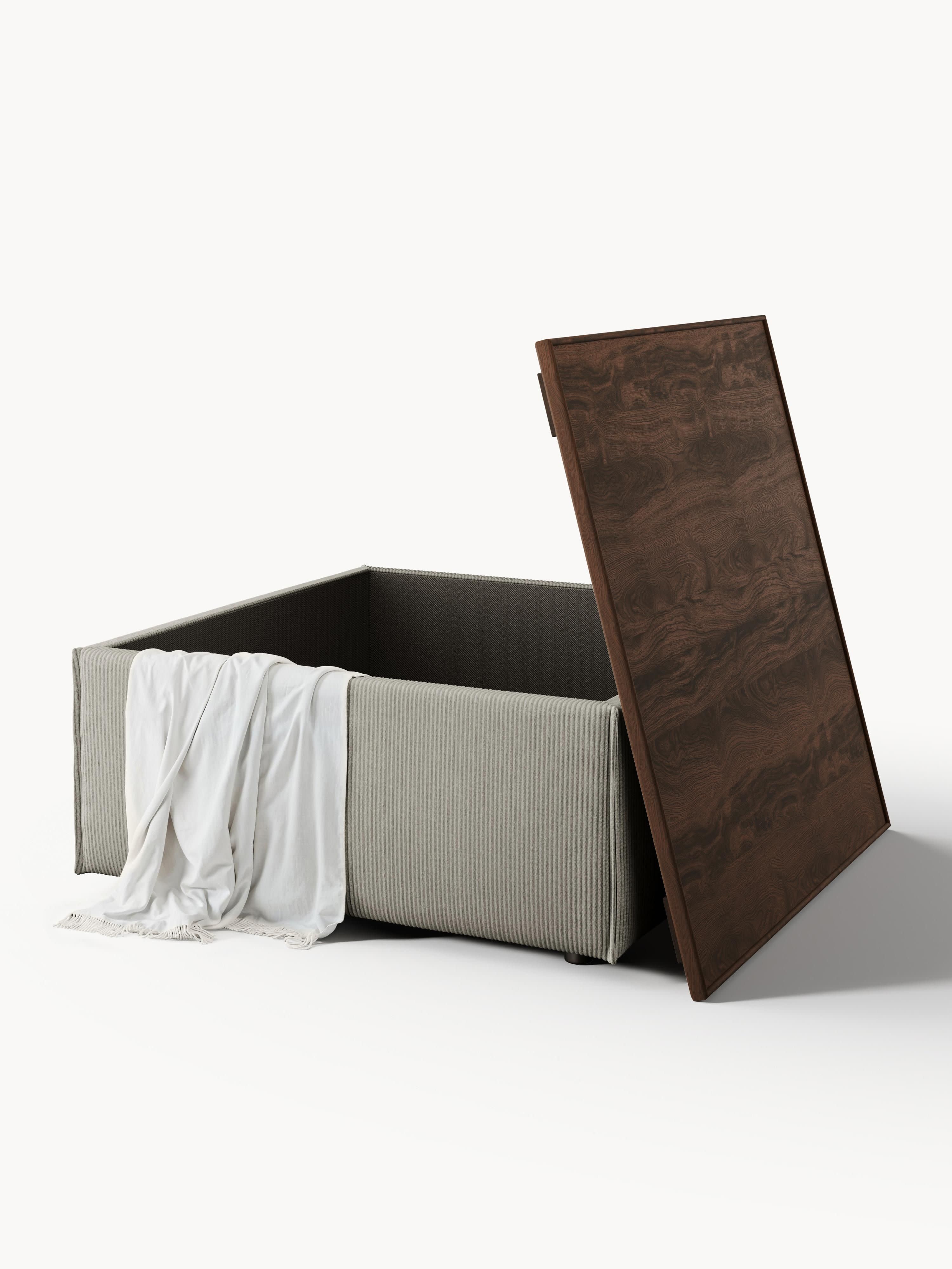 Lennon Corduroy Ottoman with Storage