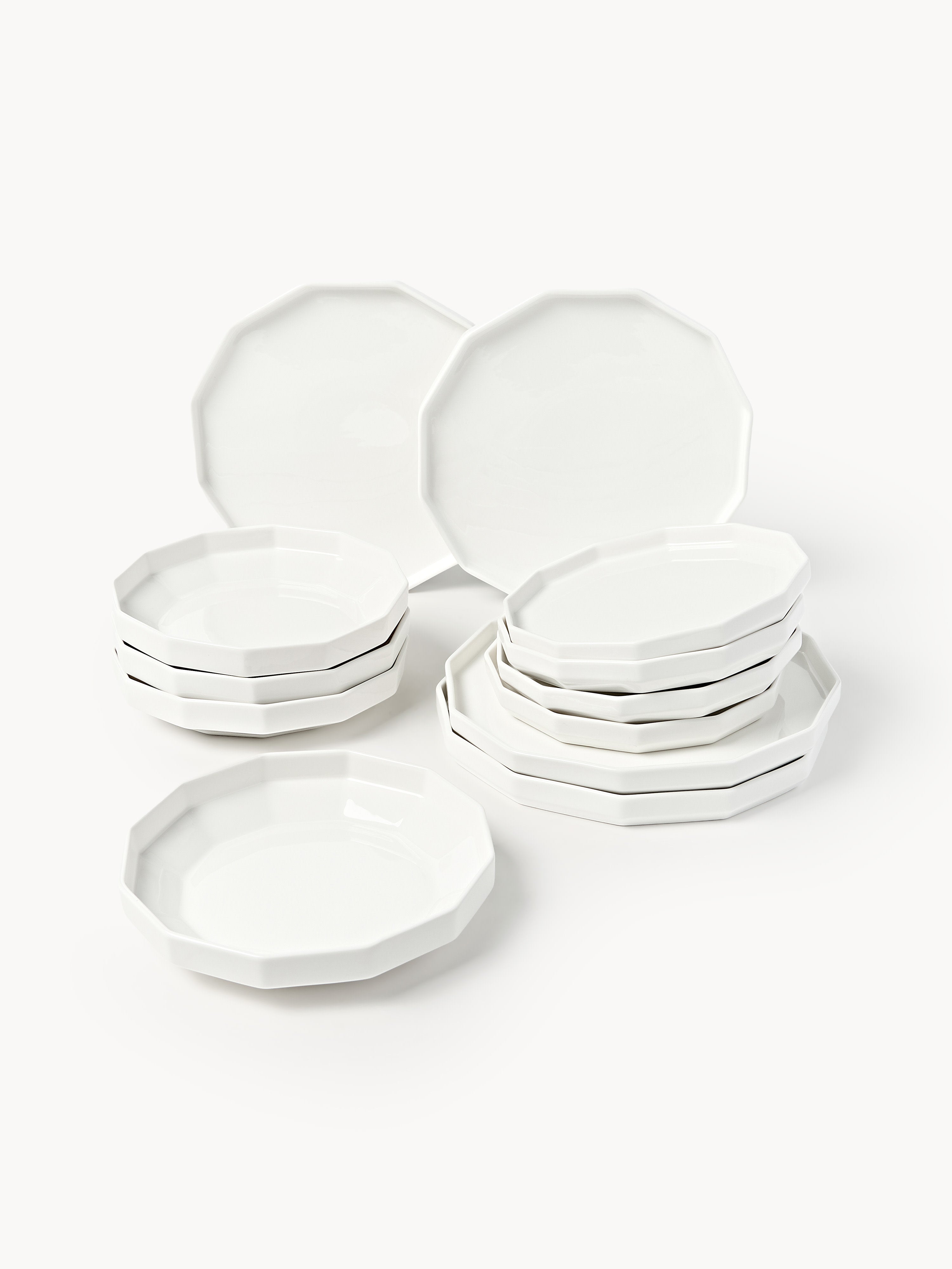 Gallery image 1 - Porcelain Tableware Set Angoli