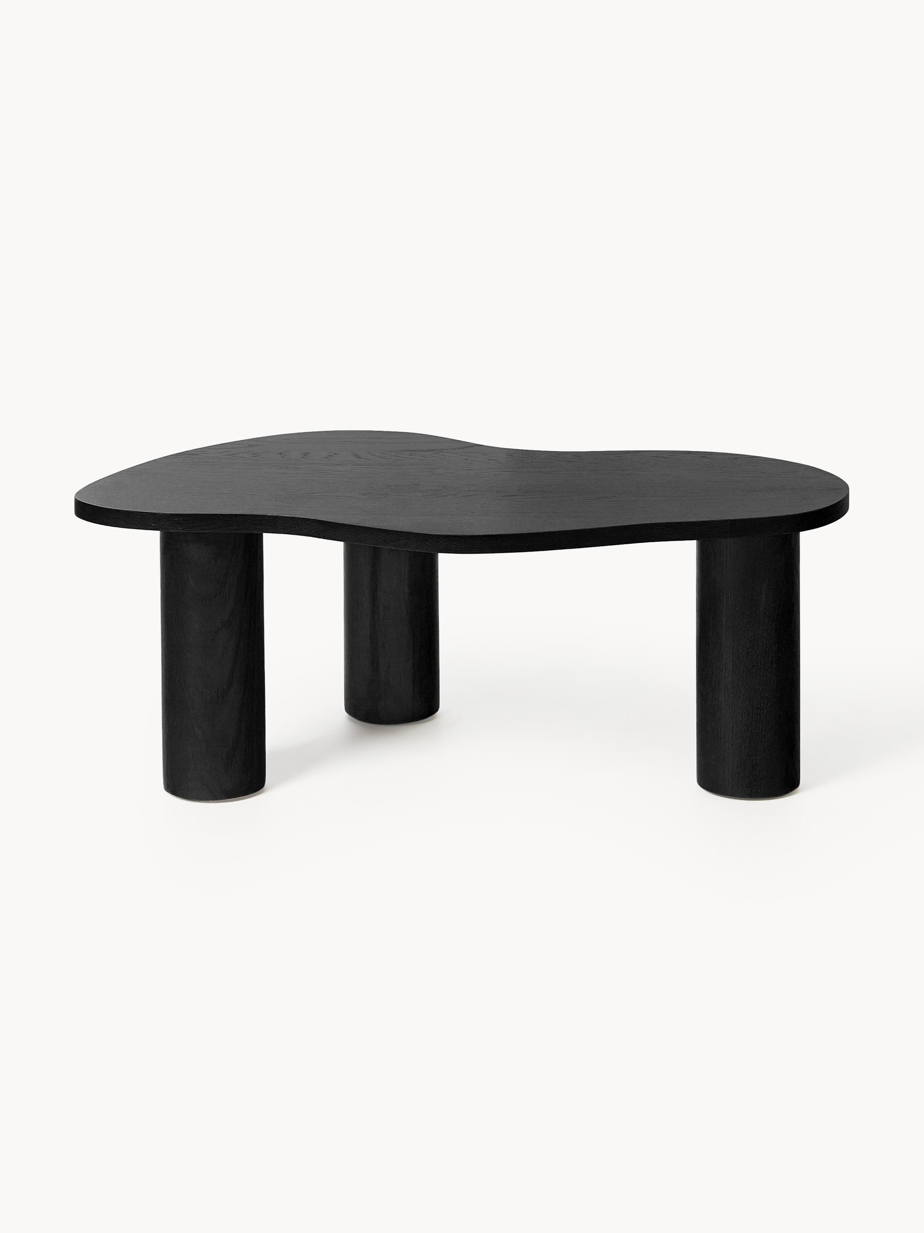 Didi Oak Wood Coffee Table in Organic Shape
