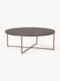 Gallery image 1 - Round XL Coffee Table Antigua with Marble Effect Glass Top