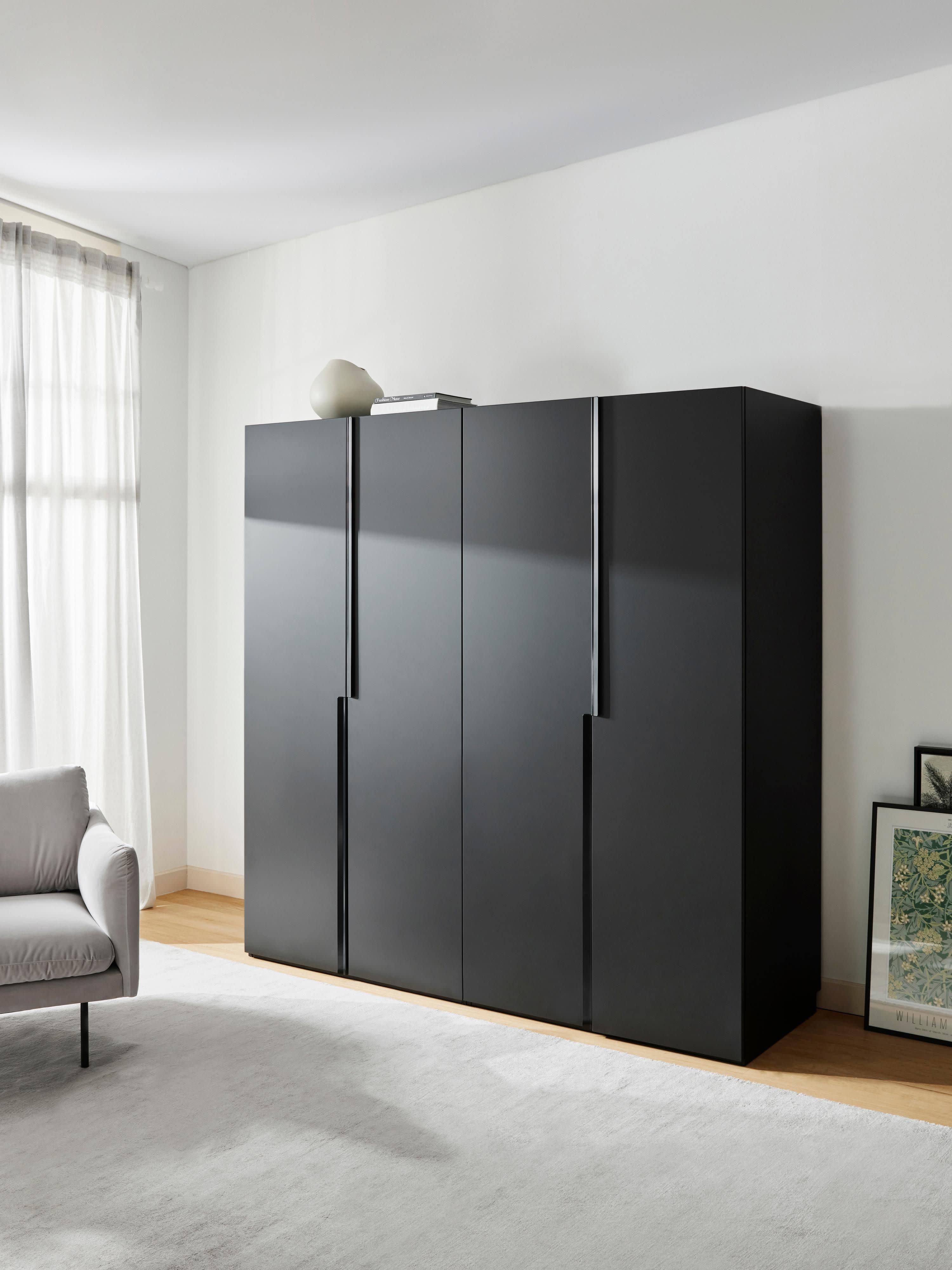 Leon Modular Hinge Door Wardrobe, 200 cm Wide, in various sizes