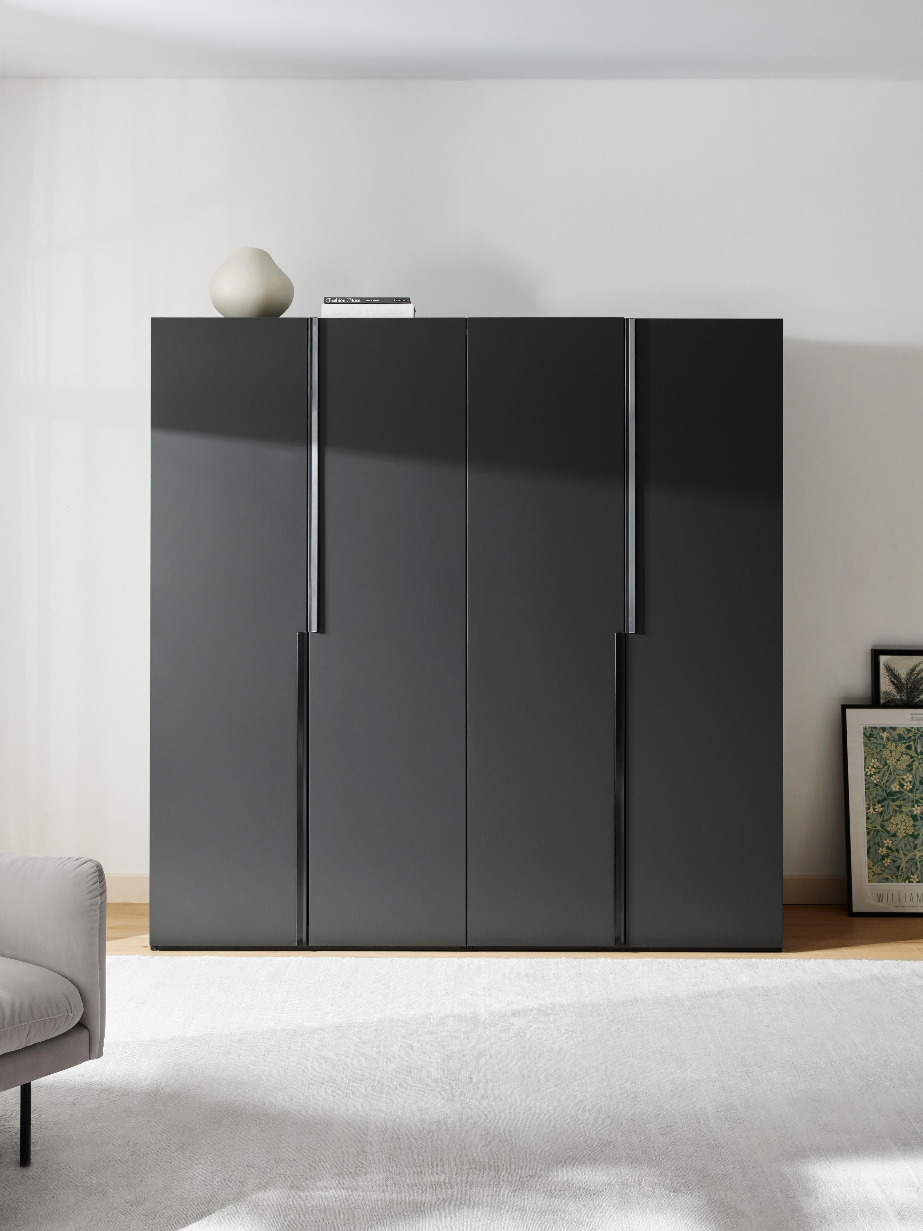Leon Modular Hinge Door Wardrobe, 200 cm Wide, in various sizes