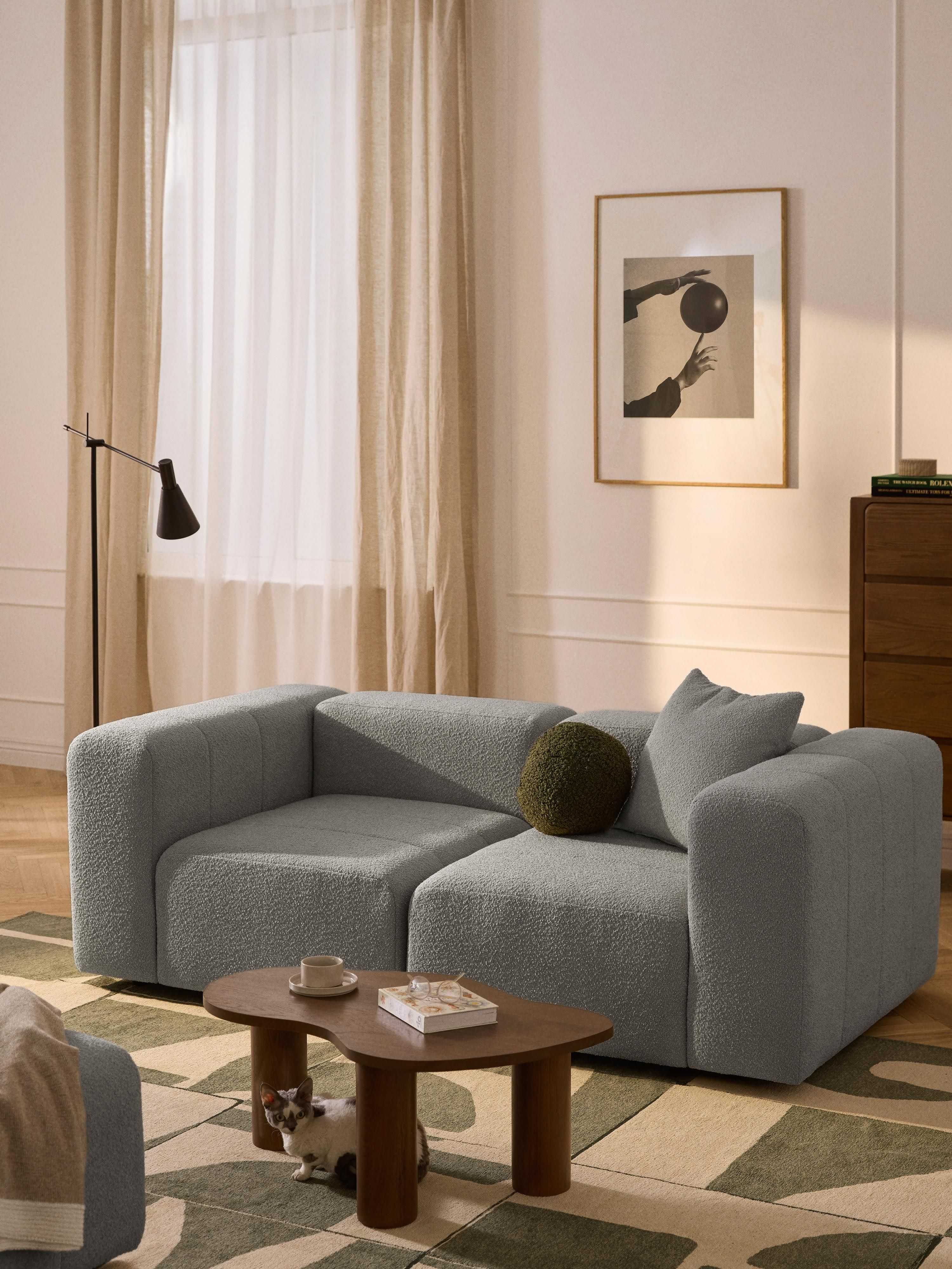 Lena Bouclé Modular Sofa (2-seater)
