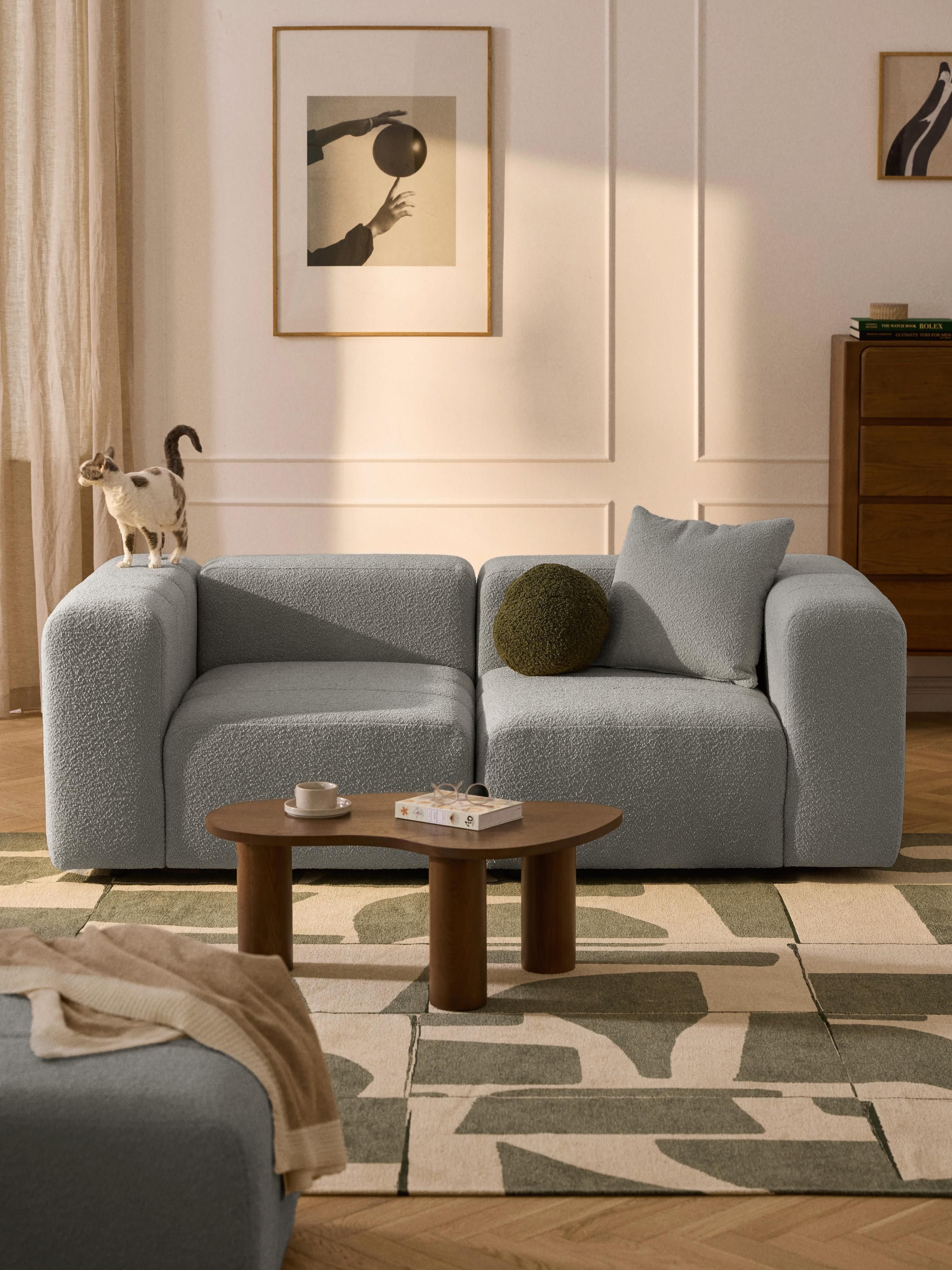 Lena Bouclé Modular Sofa (2-seater)