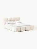 Gallery image 1 - Upholstered Bouclé Bed Tayla