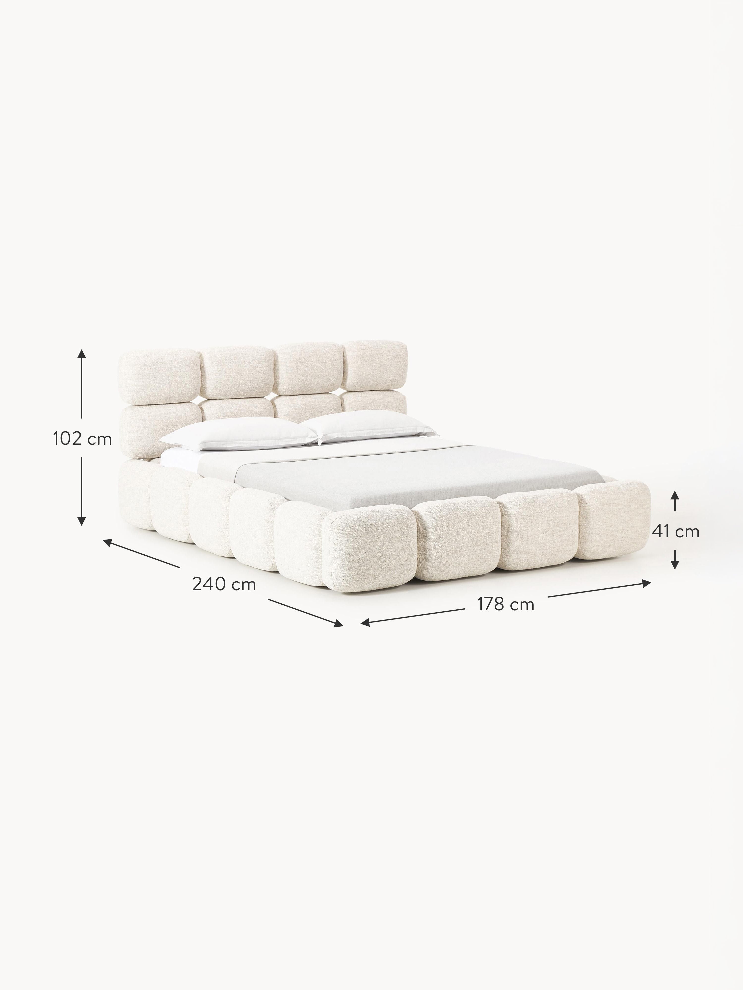 Tayla Upholstered Bouclé Bed