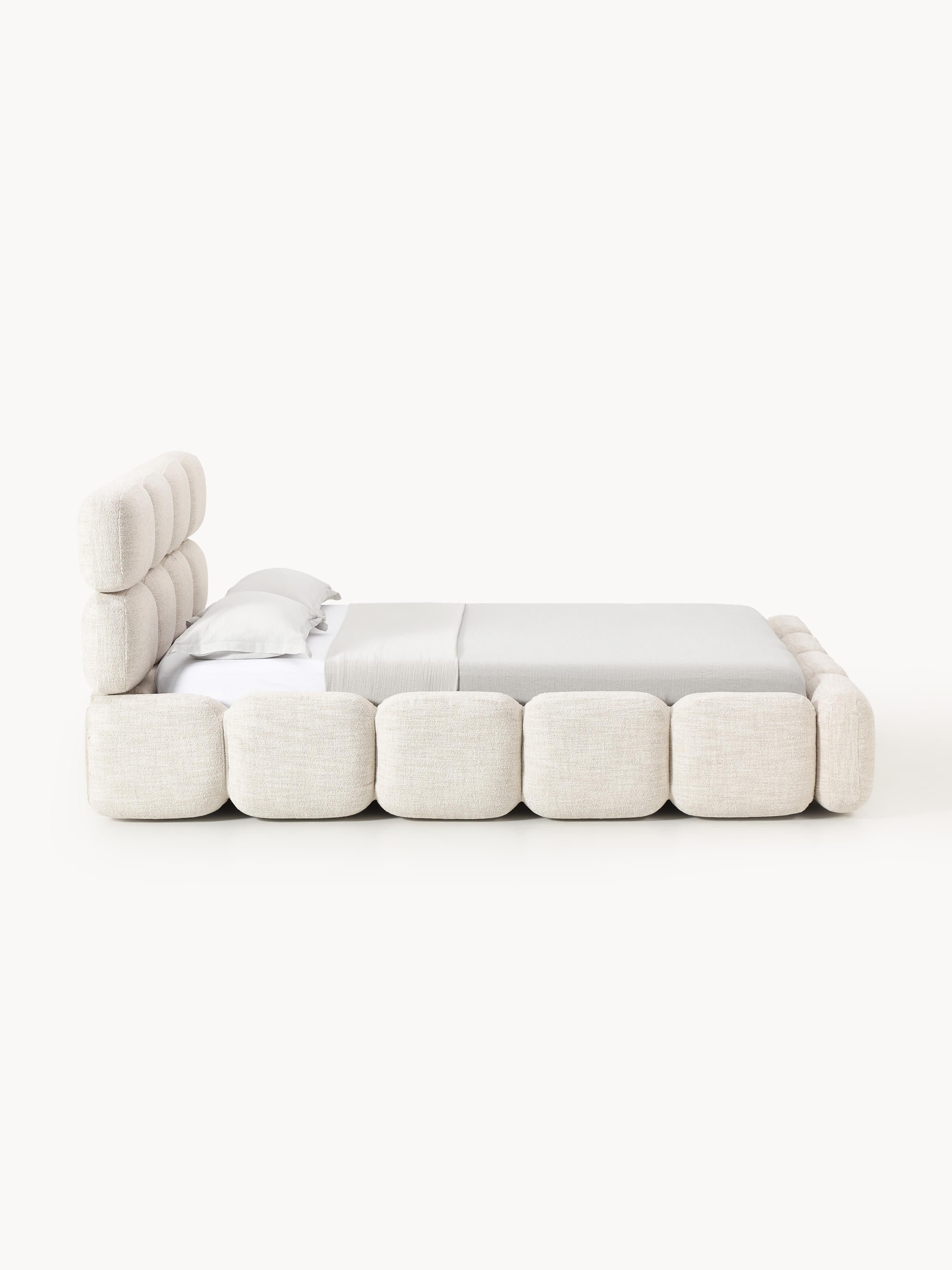 Tayla Upholstered Bouclé Bed
