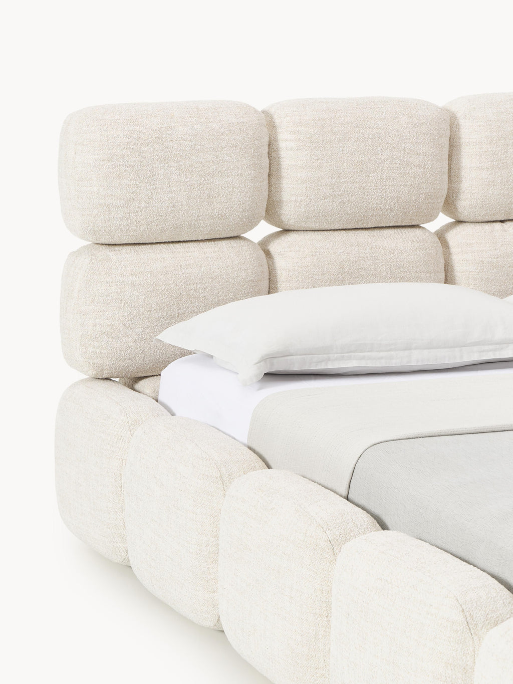 Tayla Upholstered Bouclé Bed