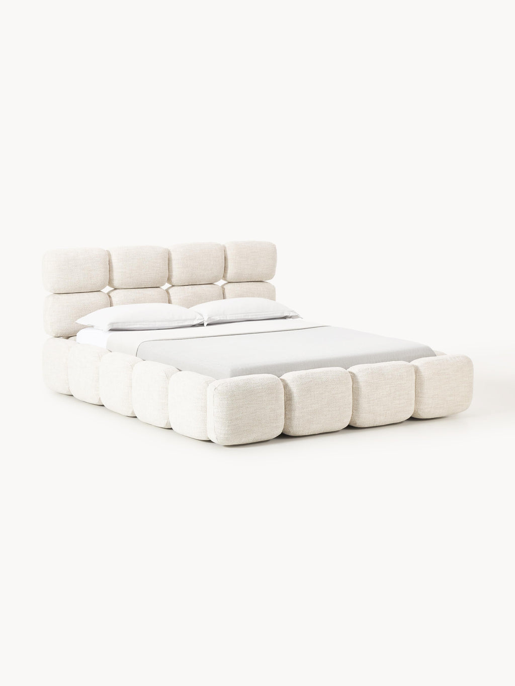 Tayla Upholstered Bouclé Bed