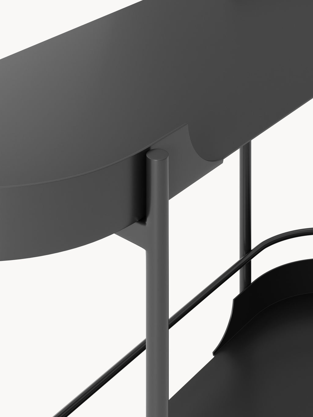 Taru Metal Serving Trolley