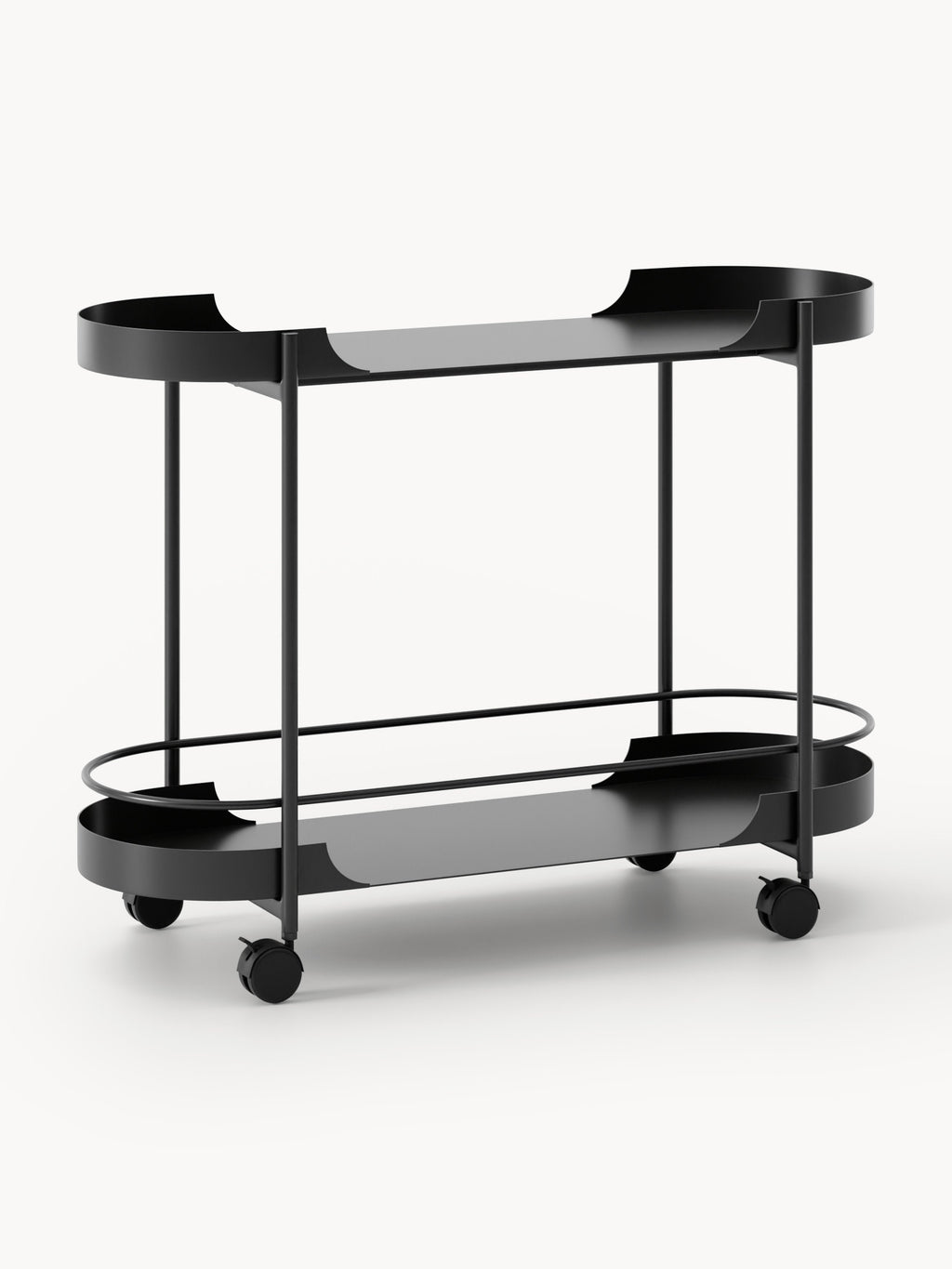 Taru Metal Serving Trolley