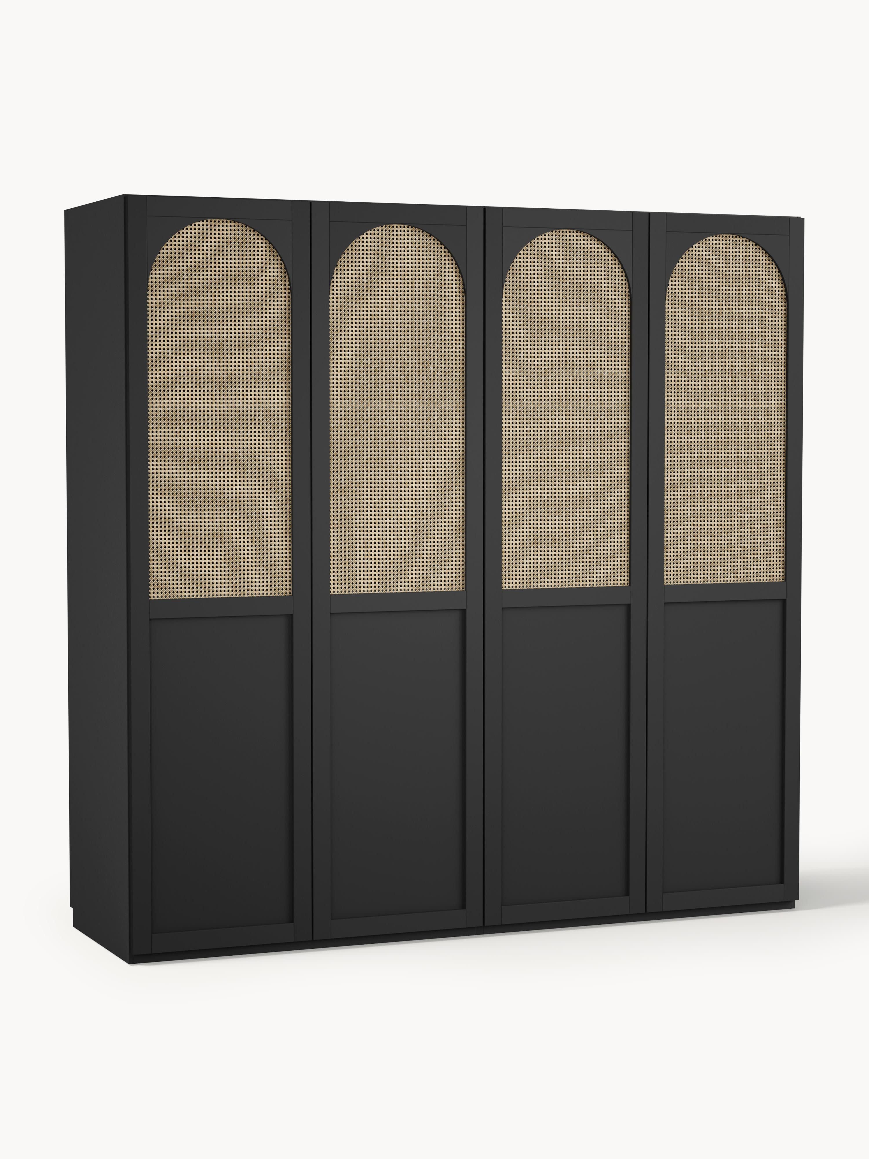 Jeanne Modular Hinged Door Wardrobe, 200 cm Wide, in various sizes