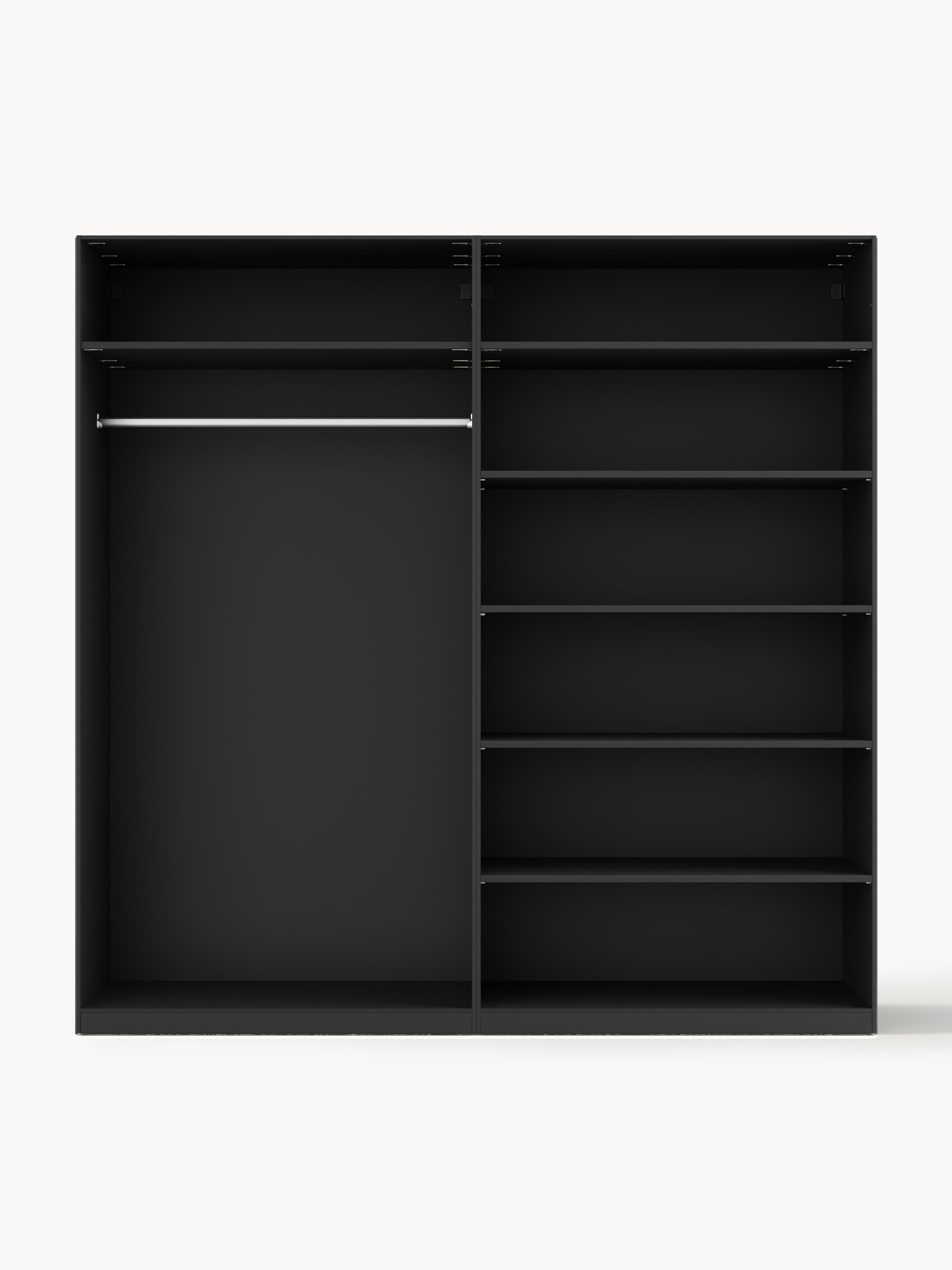 Jeanne Modular Hinged Door Wardrobe, 200 cm Wide, in various sizes