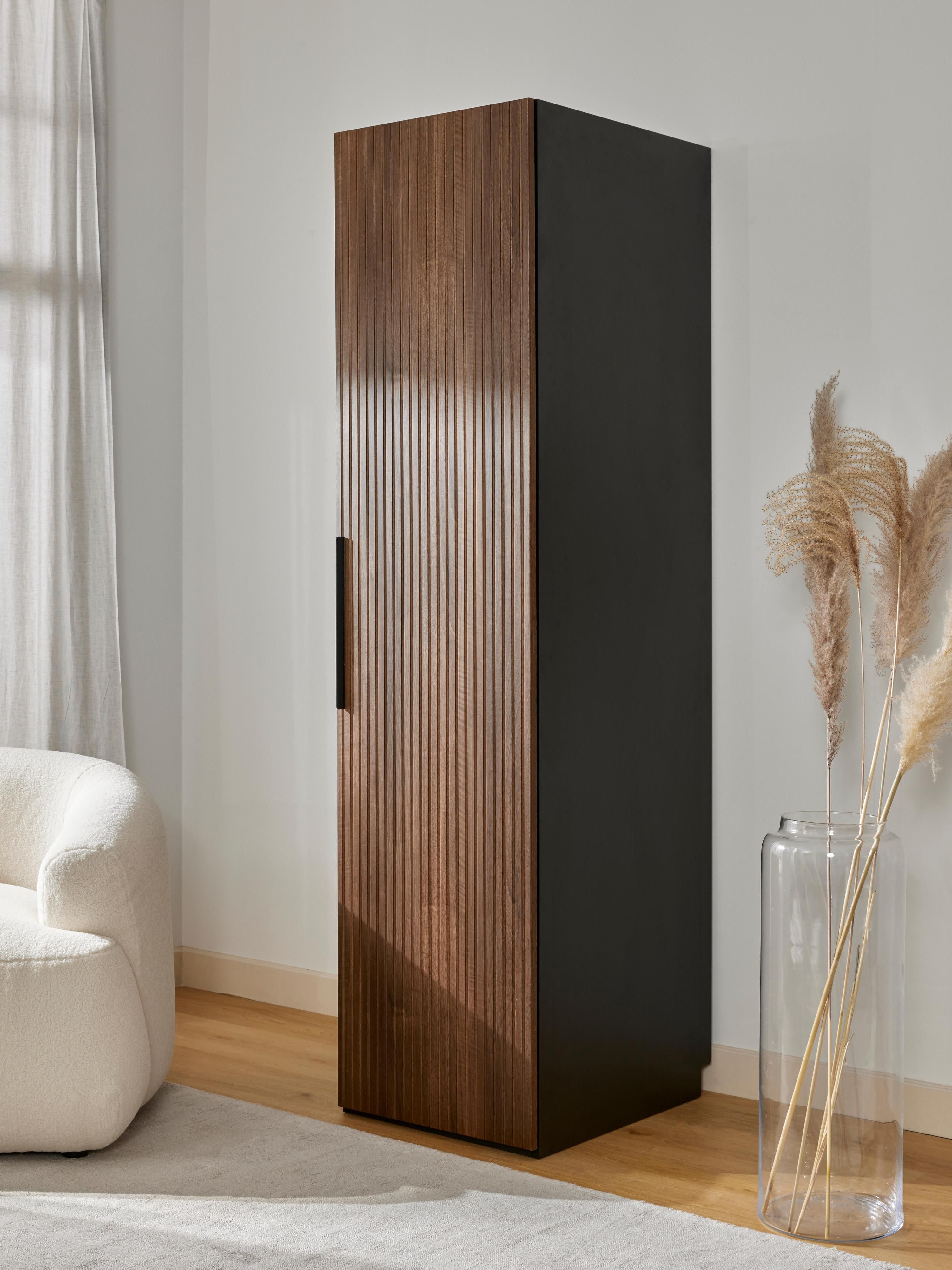 Simone Modular Revolving Door Wardrobe, 50 cm Wide, in various sizes
