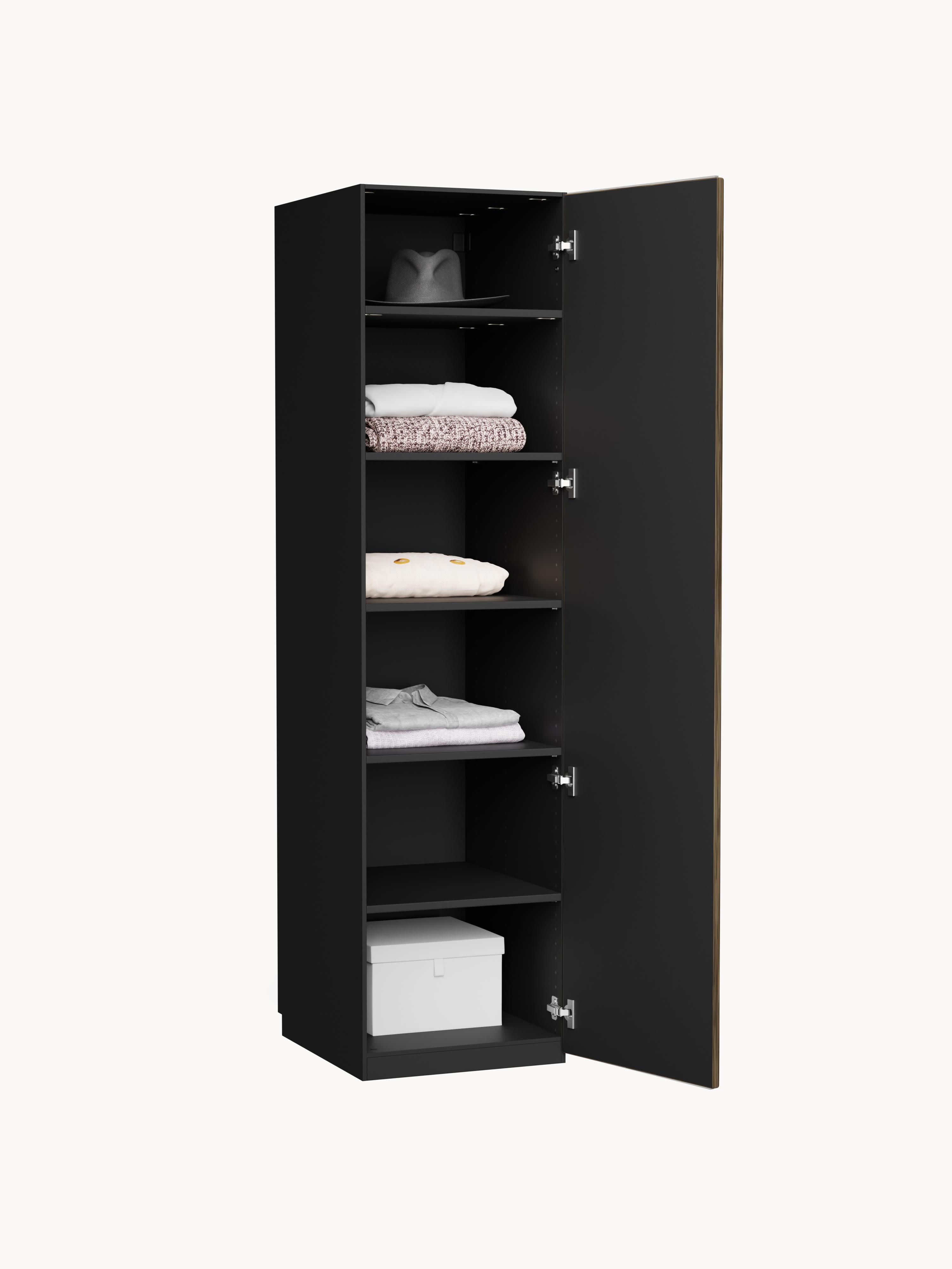 Simone Modular Revolving Door Wardrobe, 50 cm Wide, in various sizes