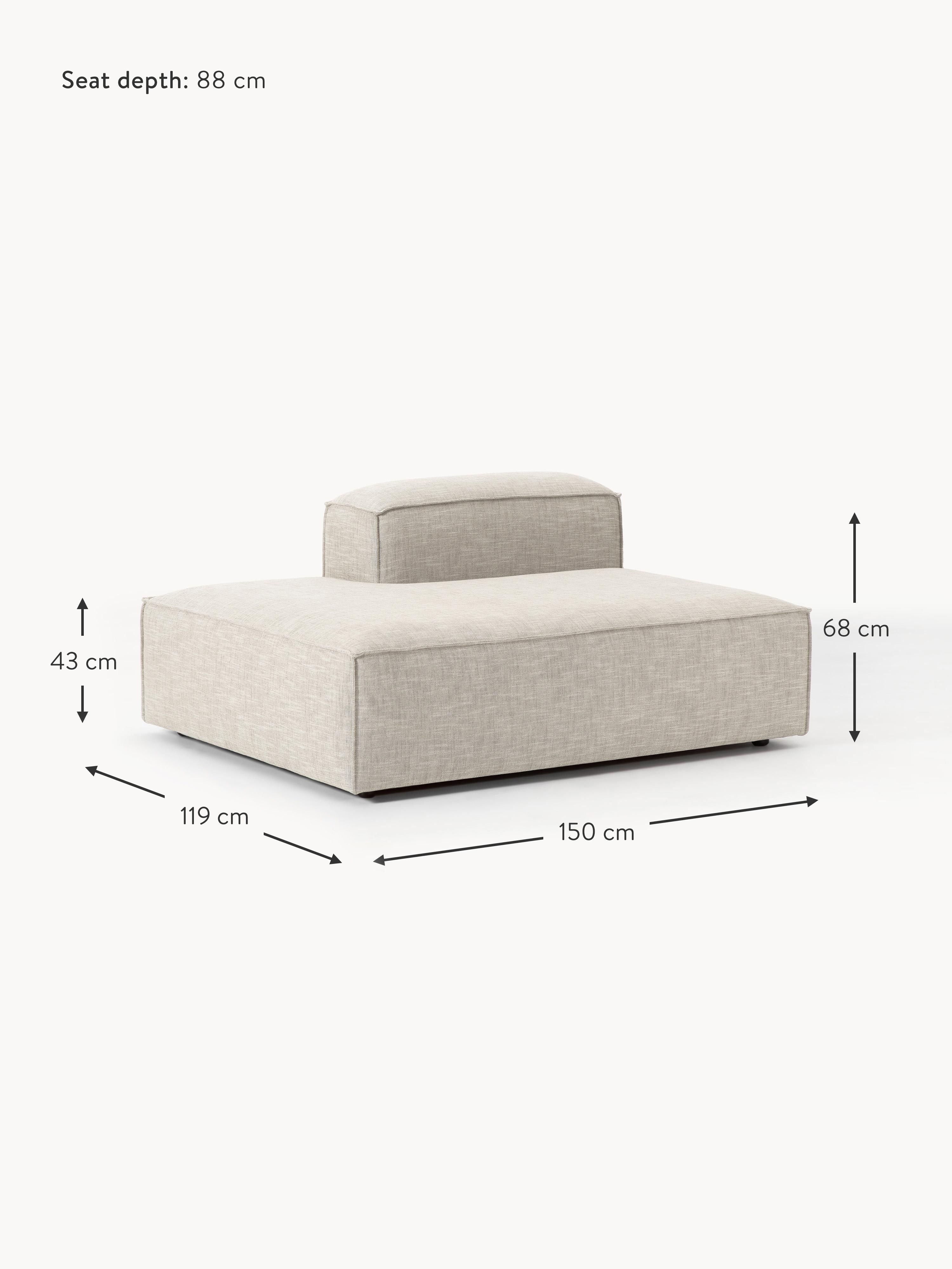 Lennon Linen Blend Chaise Module