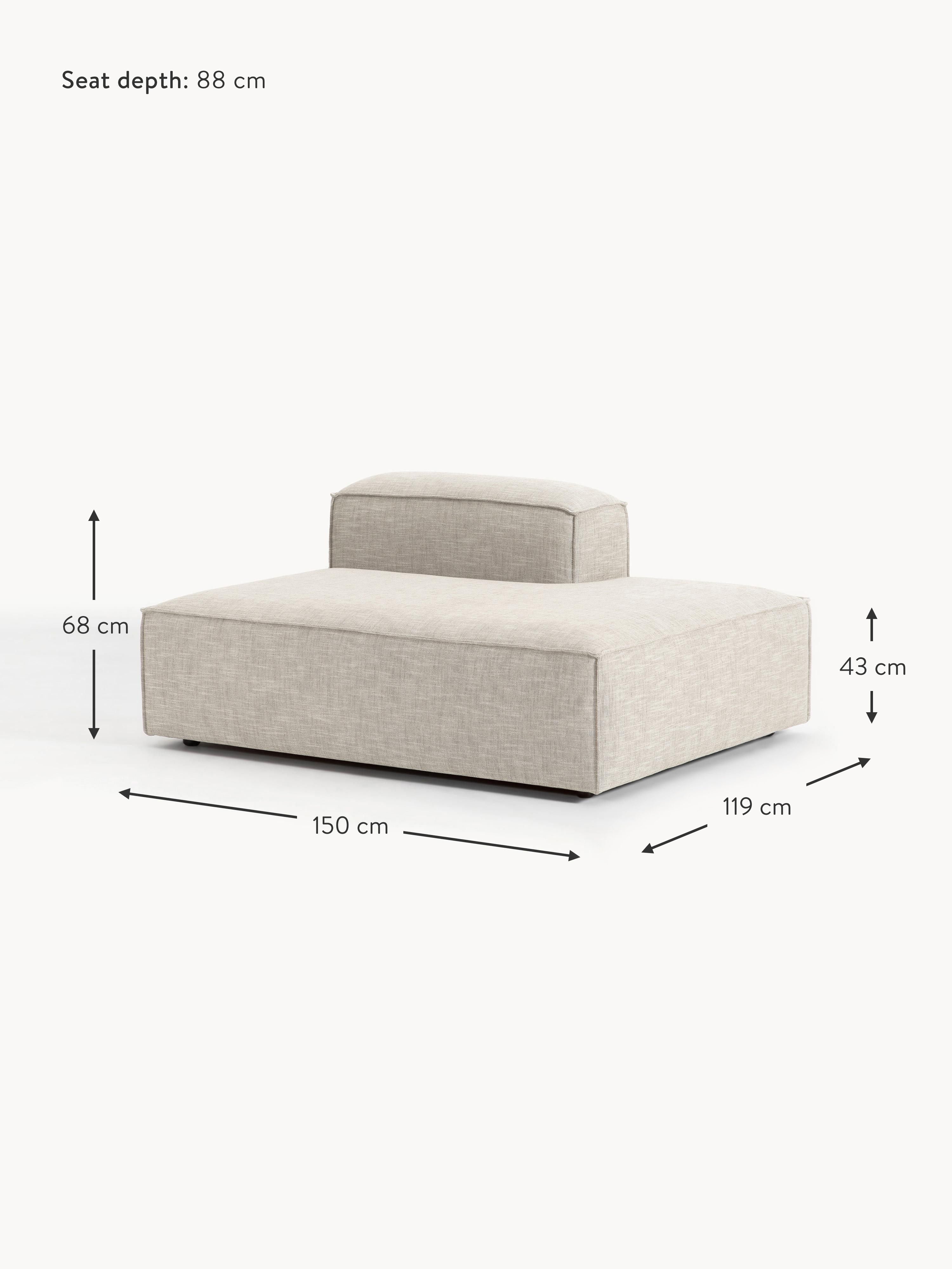 Lennon Linen Blend Chaise Module