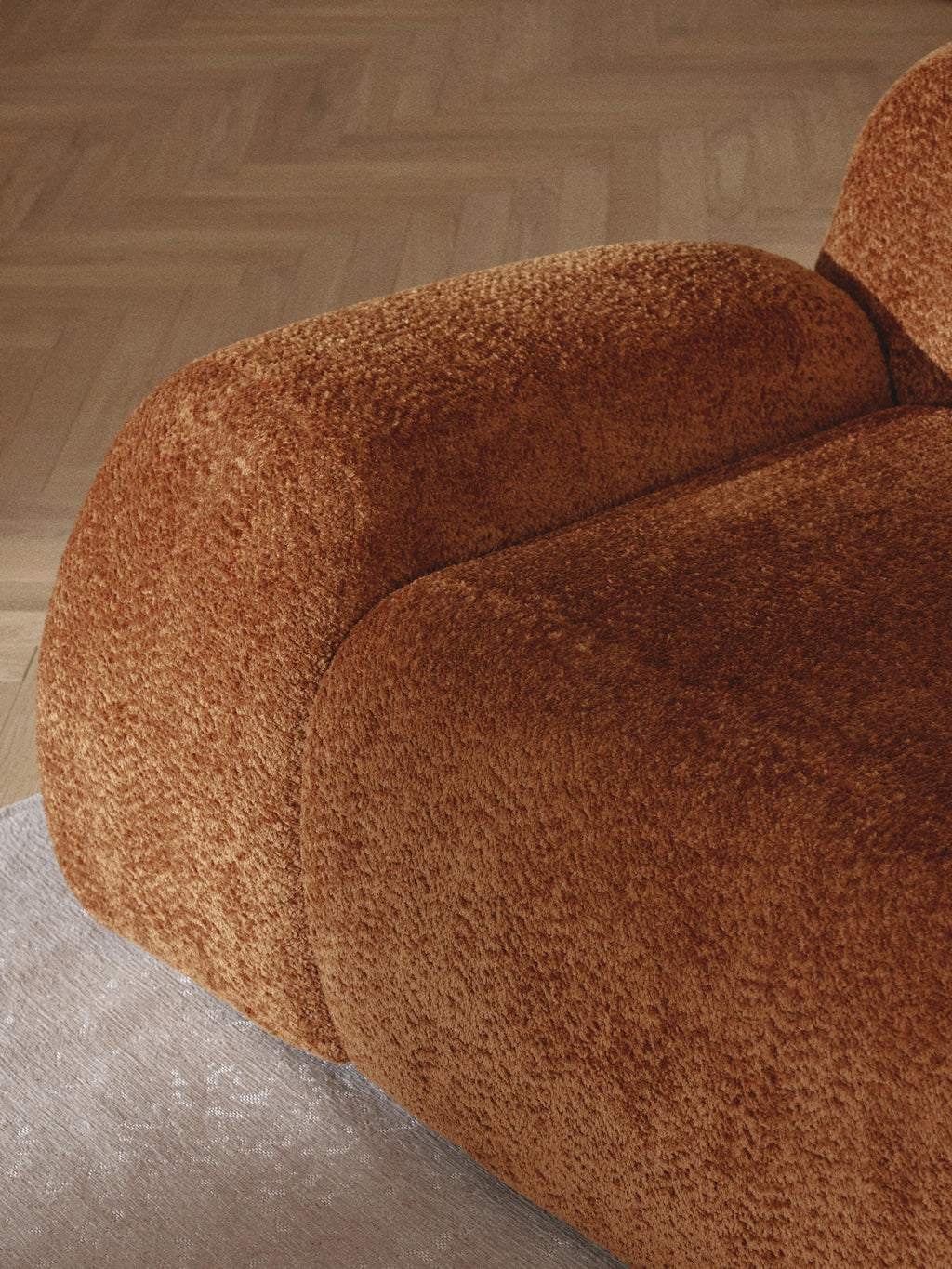Wolke Teddy-Bouclé Lounge Chair