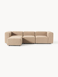 Gallery image 1 - Bouclé Modular Sofa Lena (4-seater) with Ottoman (left/right)