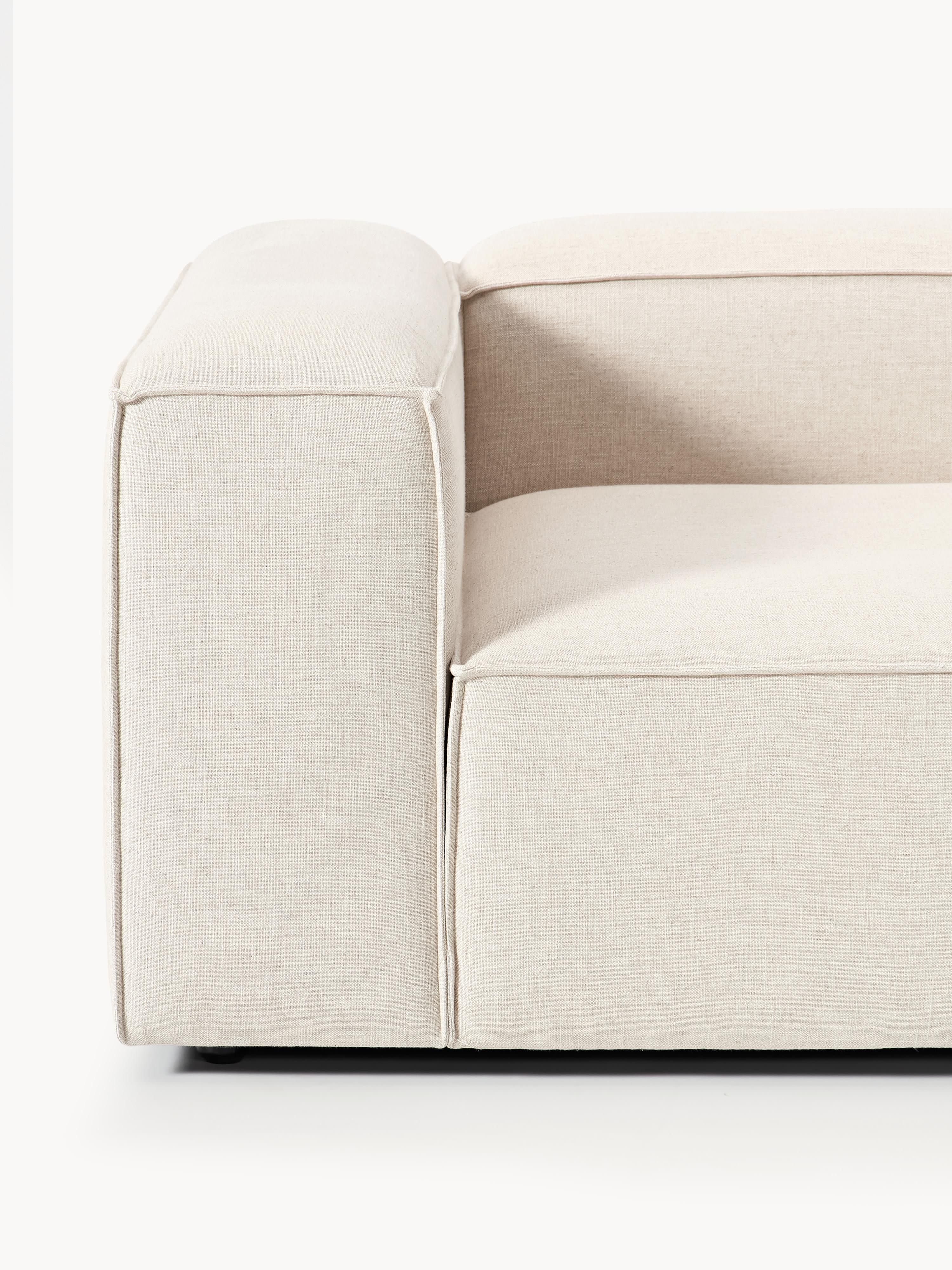 Lennon Linen Blend Modular Sofa (4-seater)