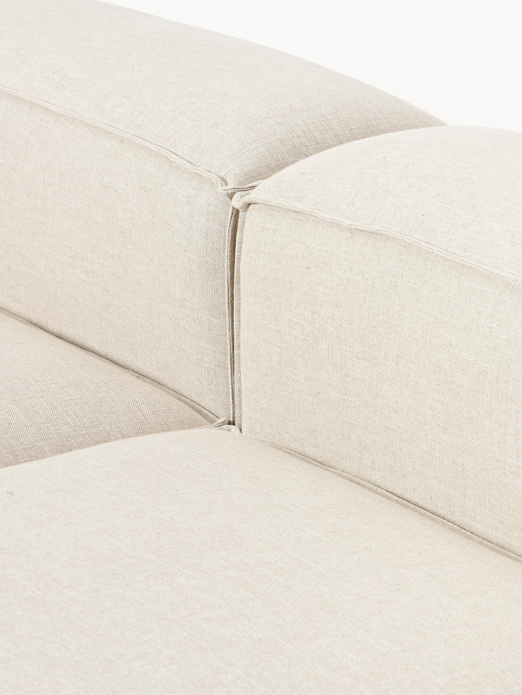 Lennon Linen Blend Modular Sofa (4-seater)