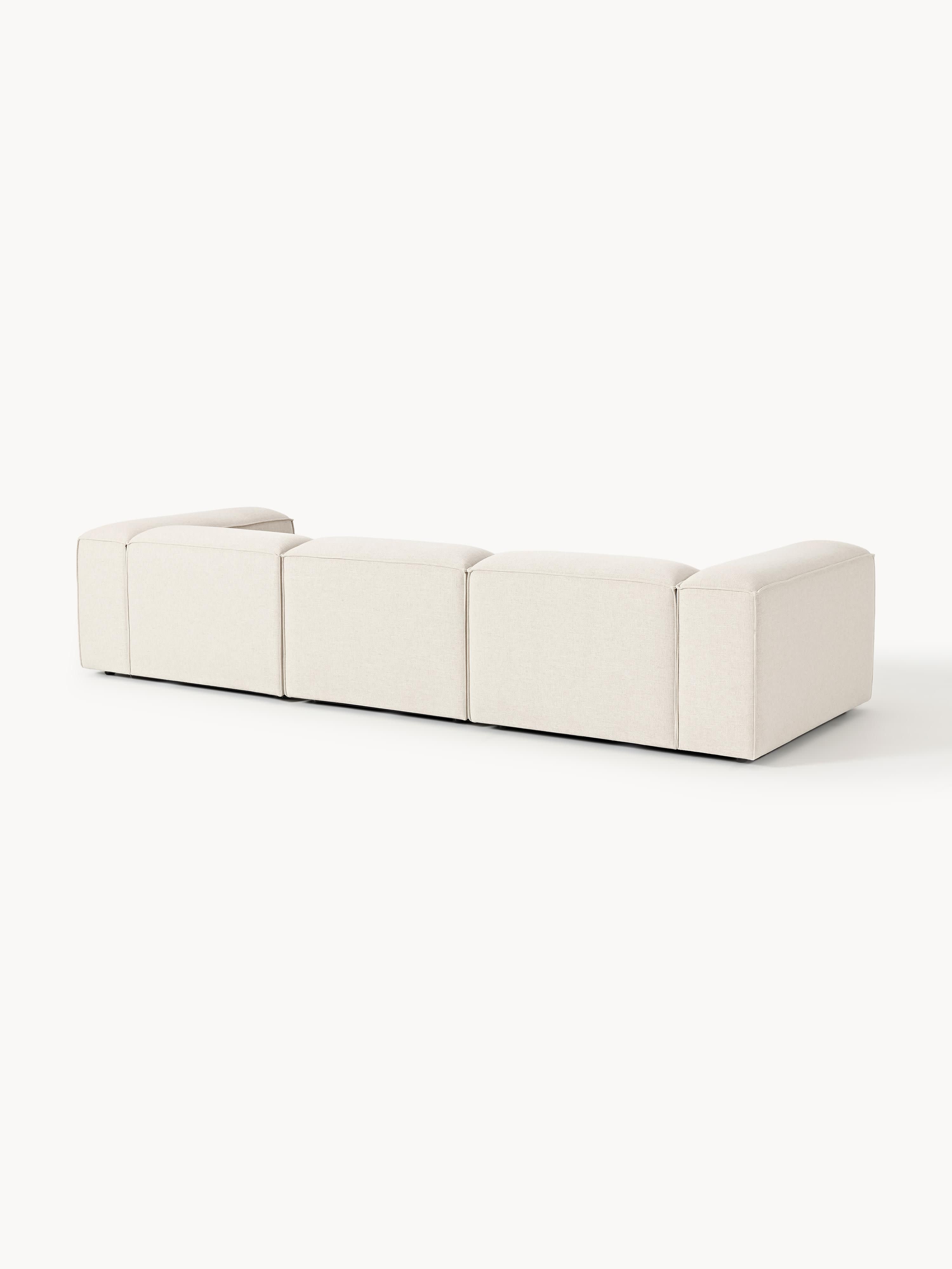 Lennon Linen Blend Modular Sofa (4-seater)