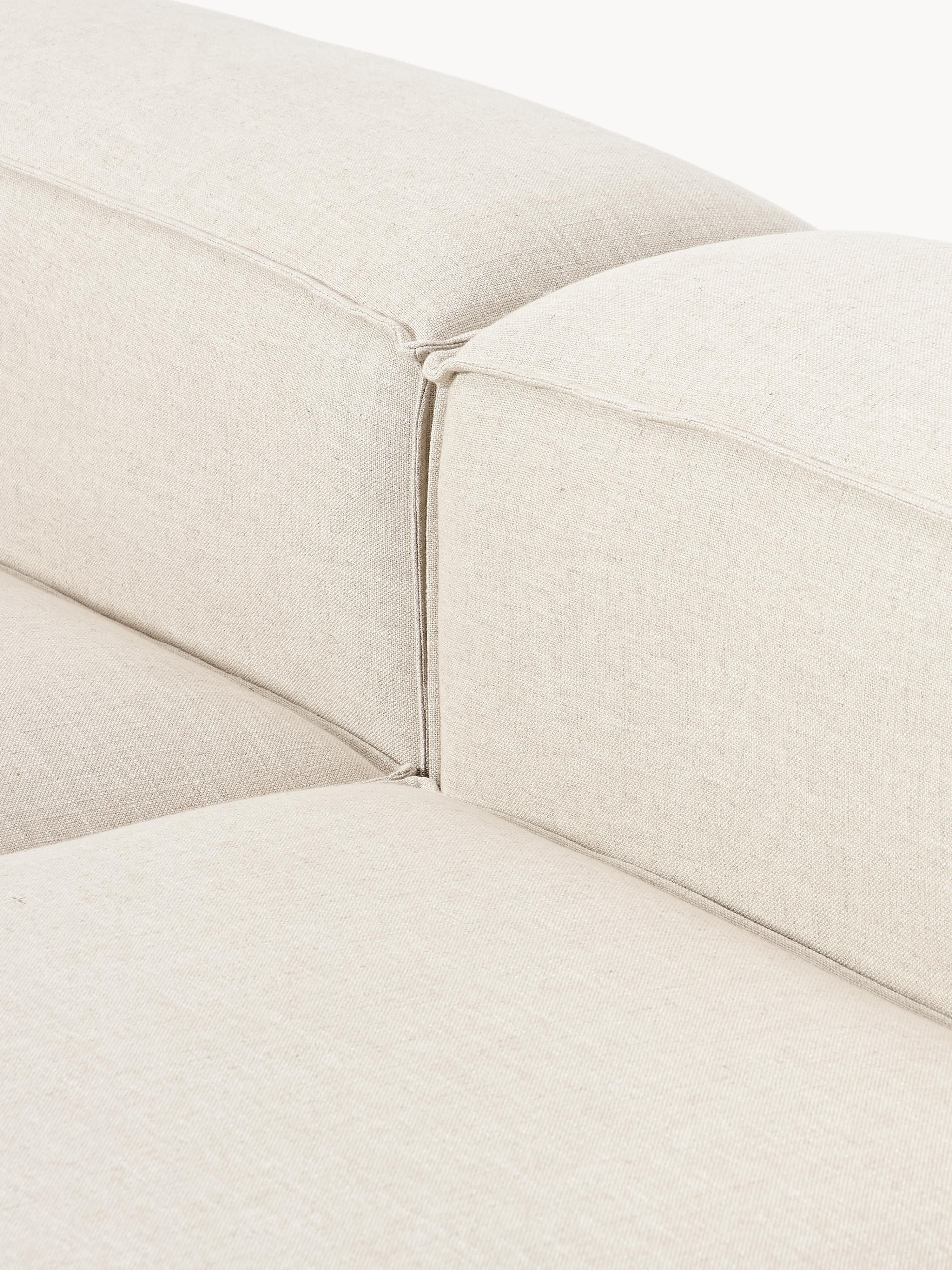 Lennon Linen Blend Modular Sofa (3-seater)