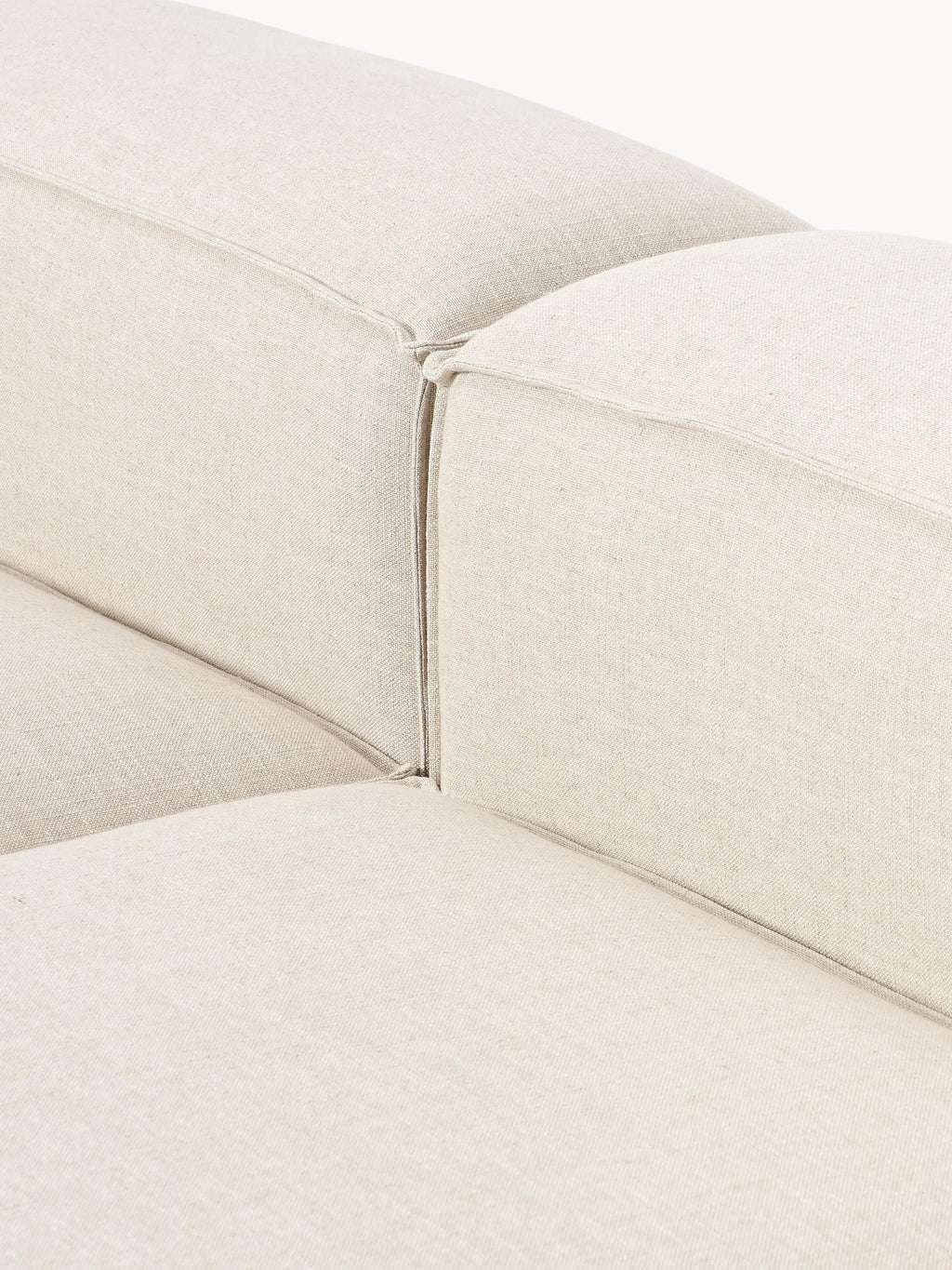 Lennon Linen Blend Modular Sofa (3-seater)