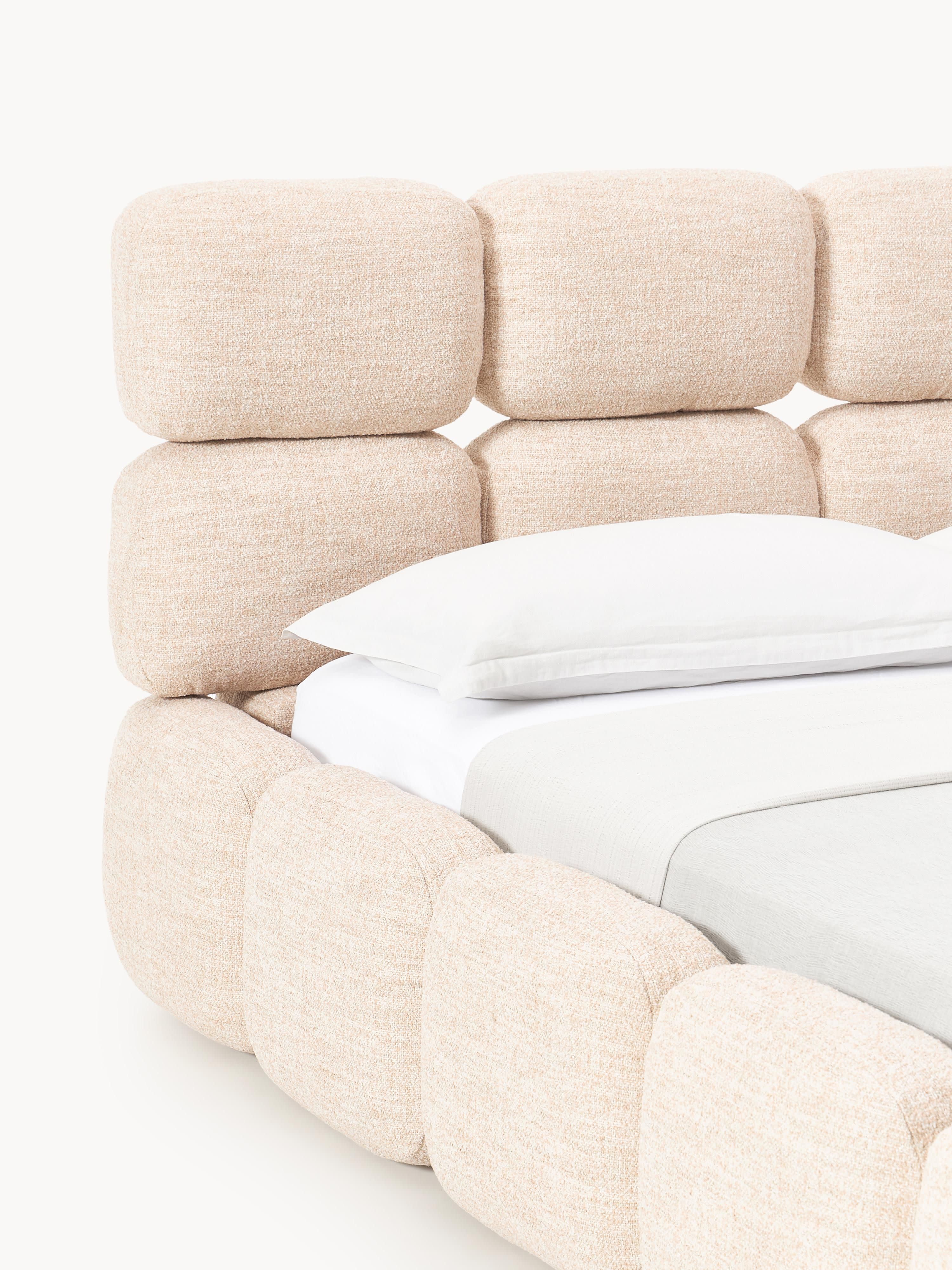 Tayla Upholstered Bouclé Bed