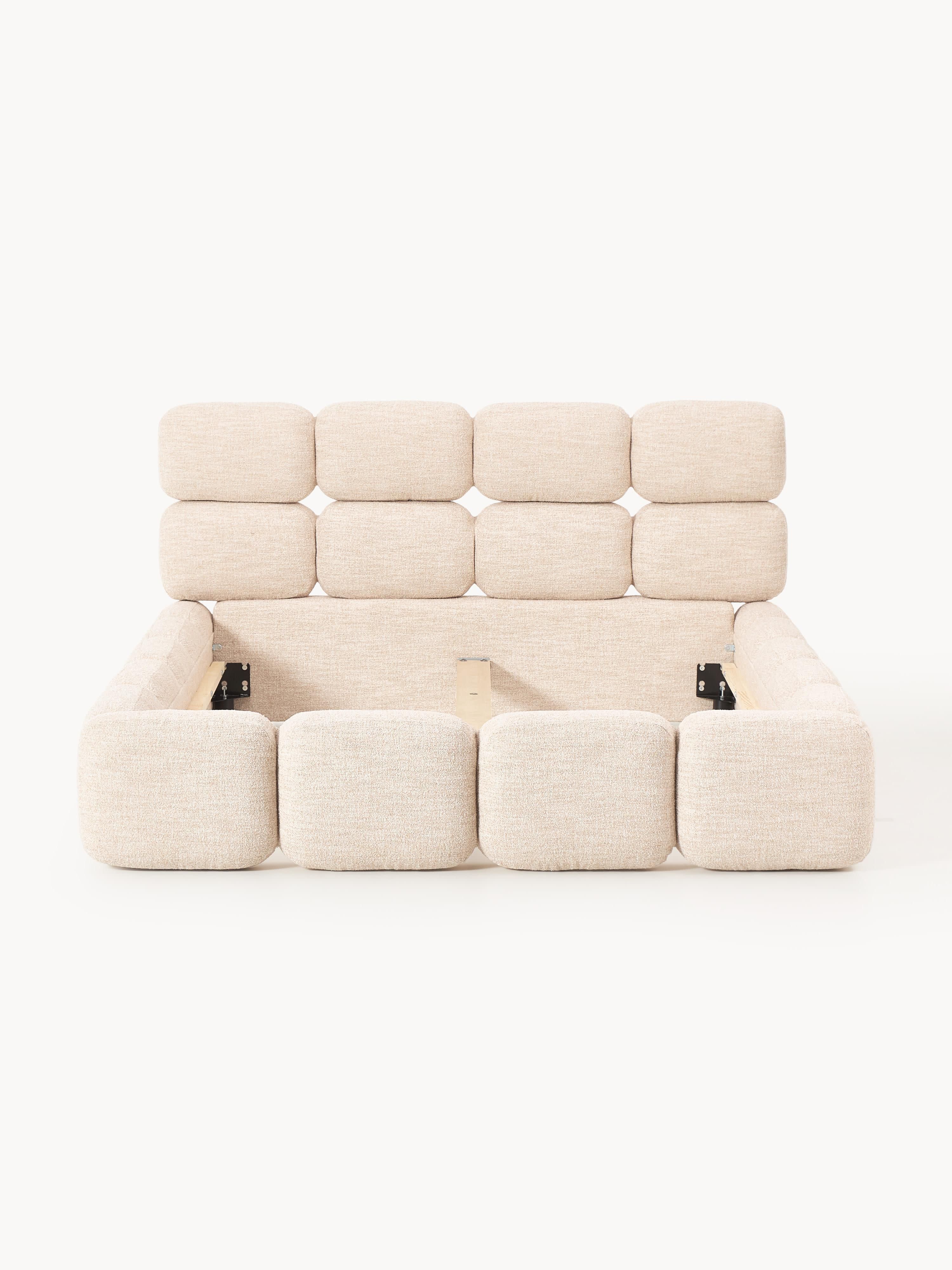 Tayla Upholstered Bouclé Bed