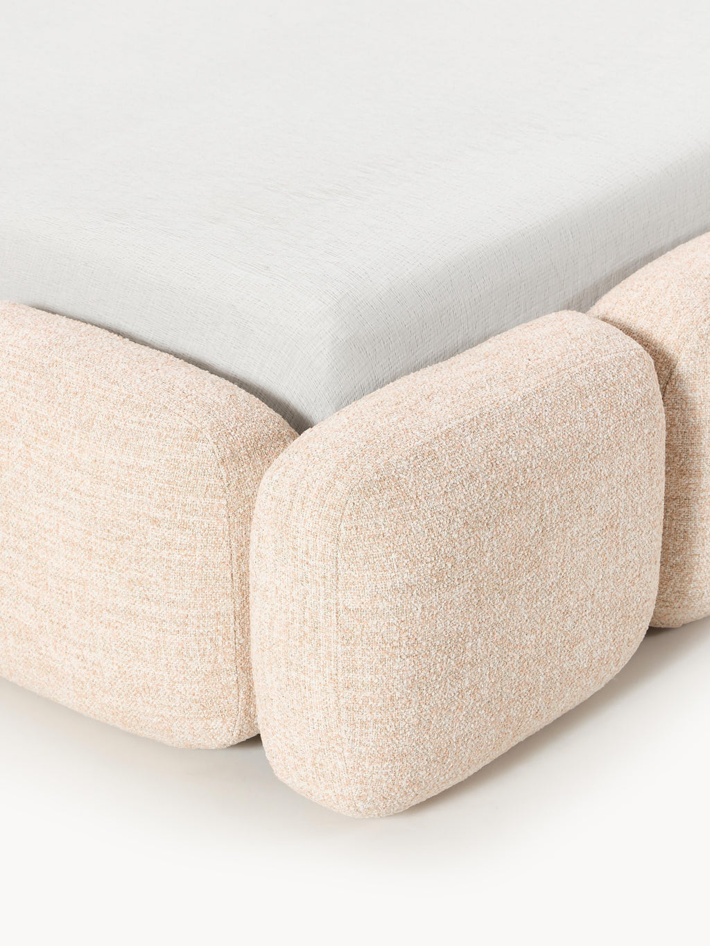 Tayla Upholstered Bouclé Bed