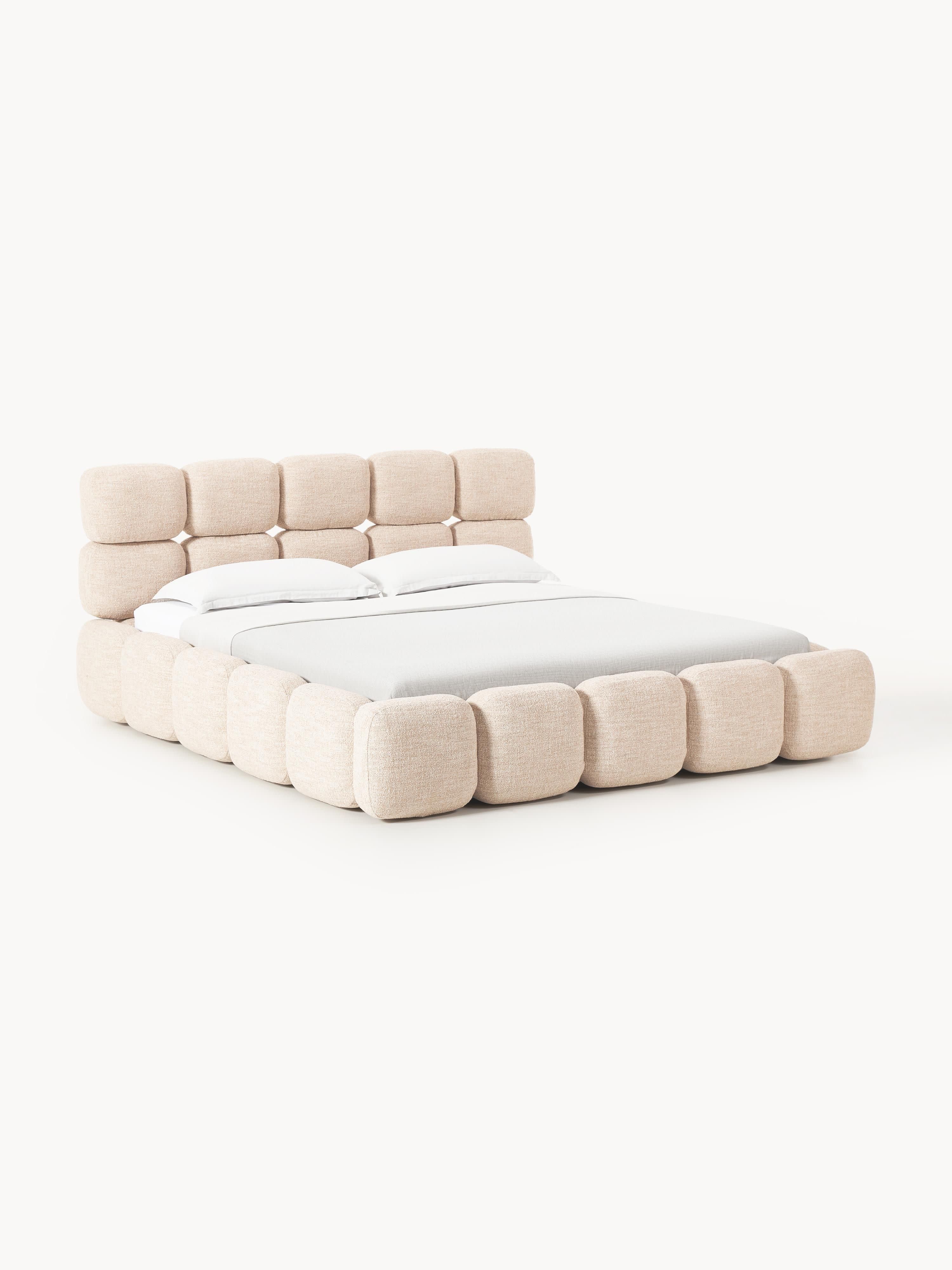 Tayla Upholstered Bouclé Bed
